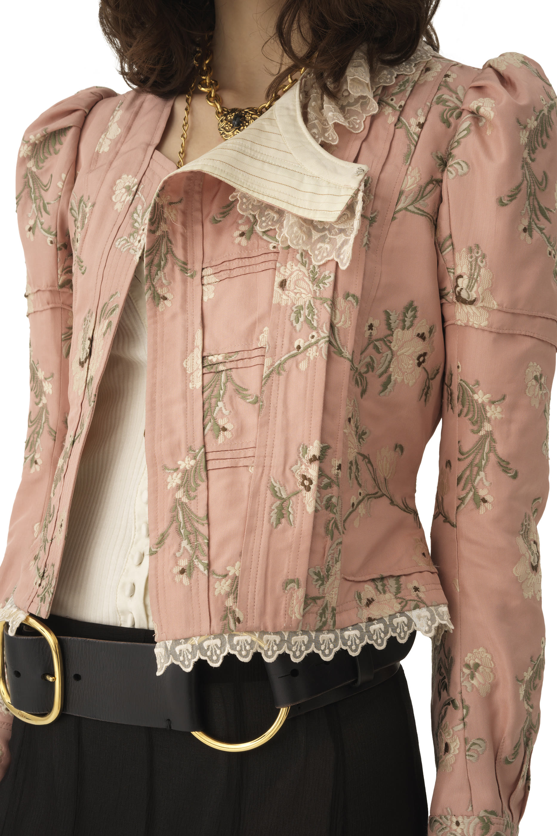 Fitted Jacquard Jacket