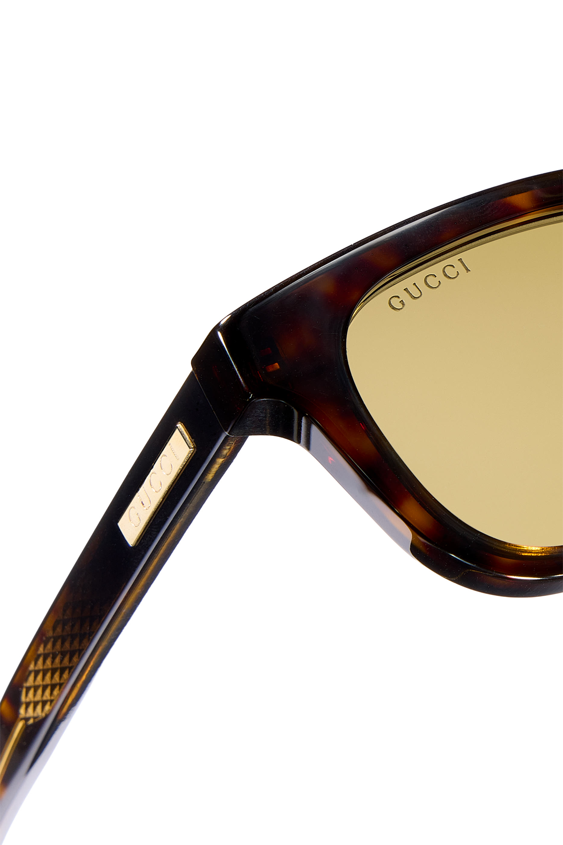 Wire Core Rectangular-Frame Sunglasses