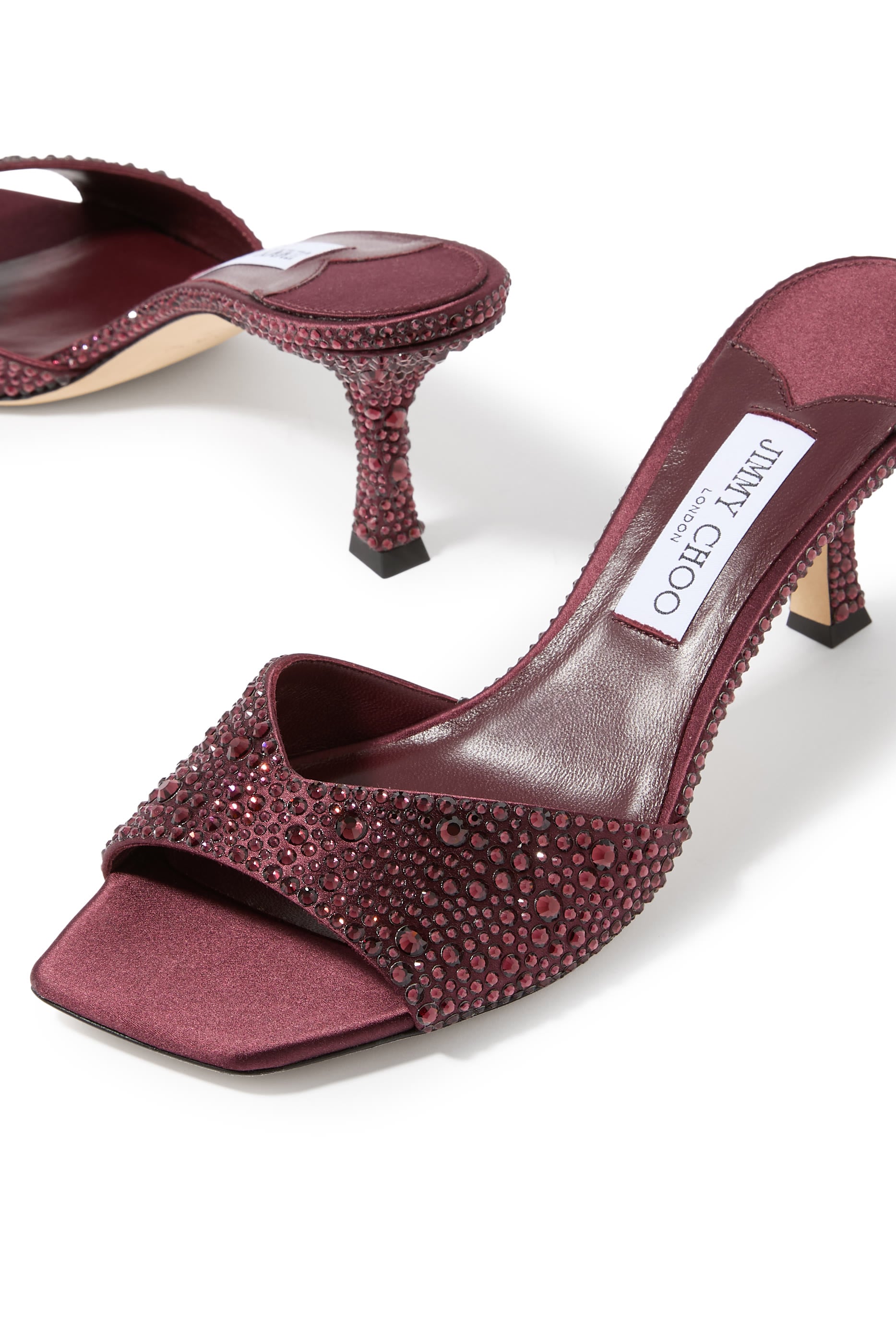 Skye 70 Satin Crystal Sandals