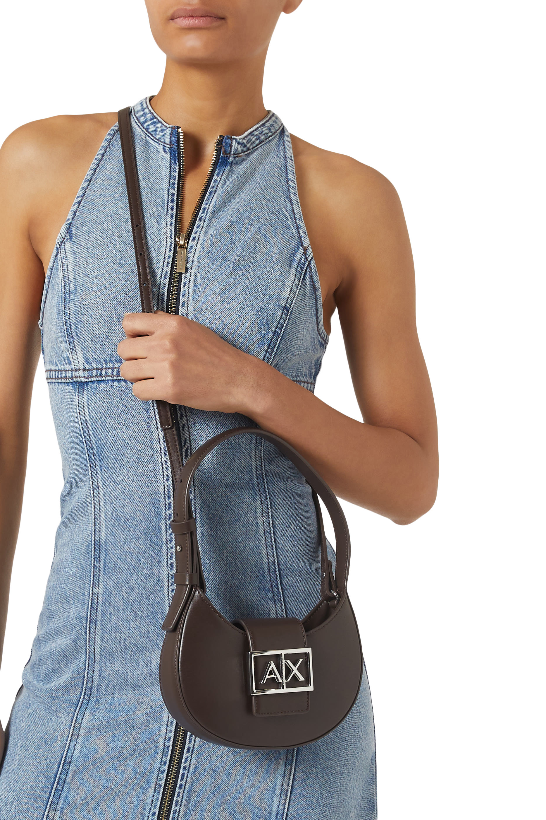 AX Logo Wonder Shoulder Bag
