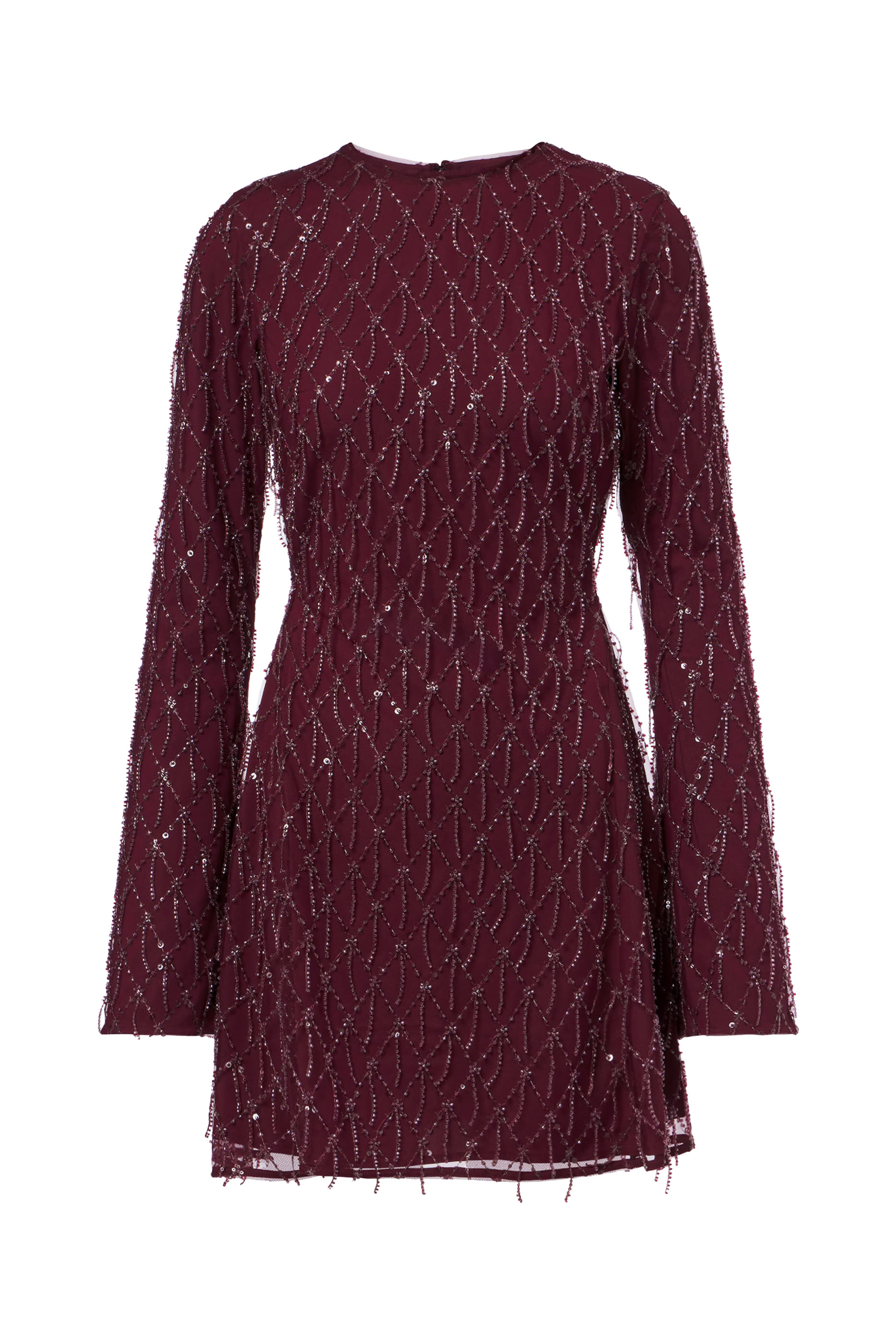 Sequins Mini Flared Dress