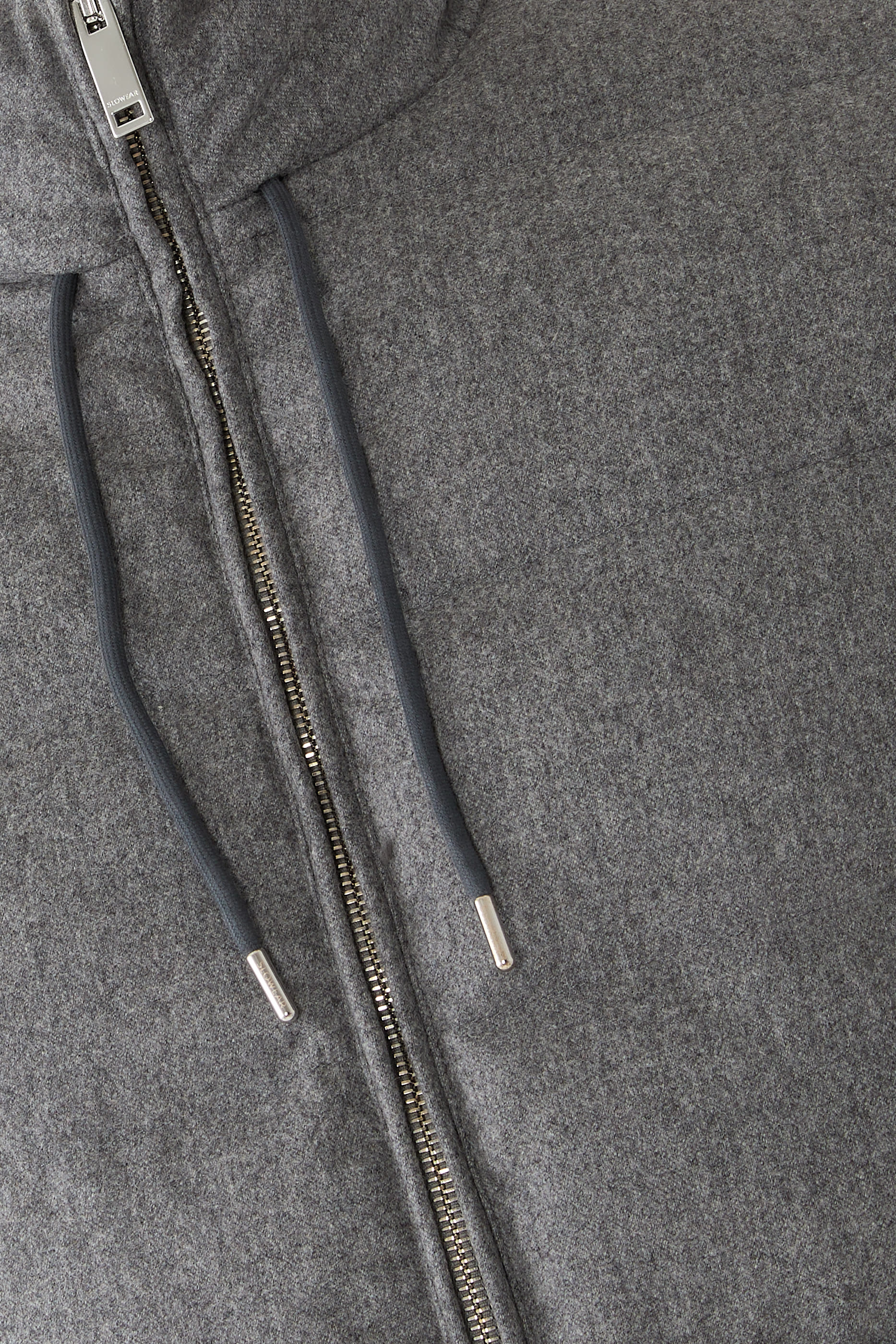 Wool and Cashmere Flannel Padded Gilet