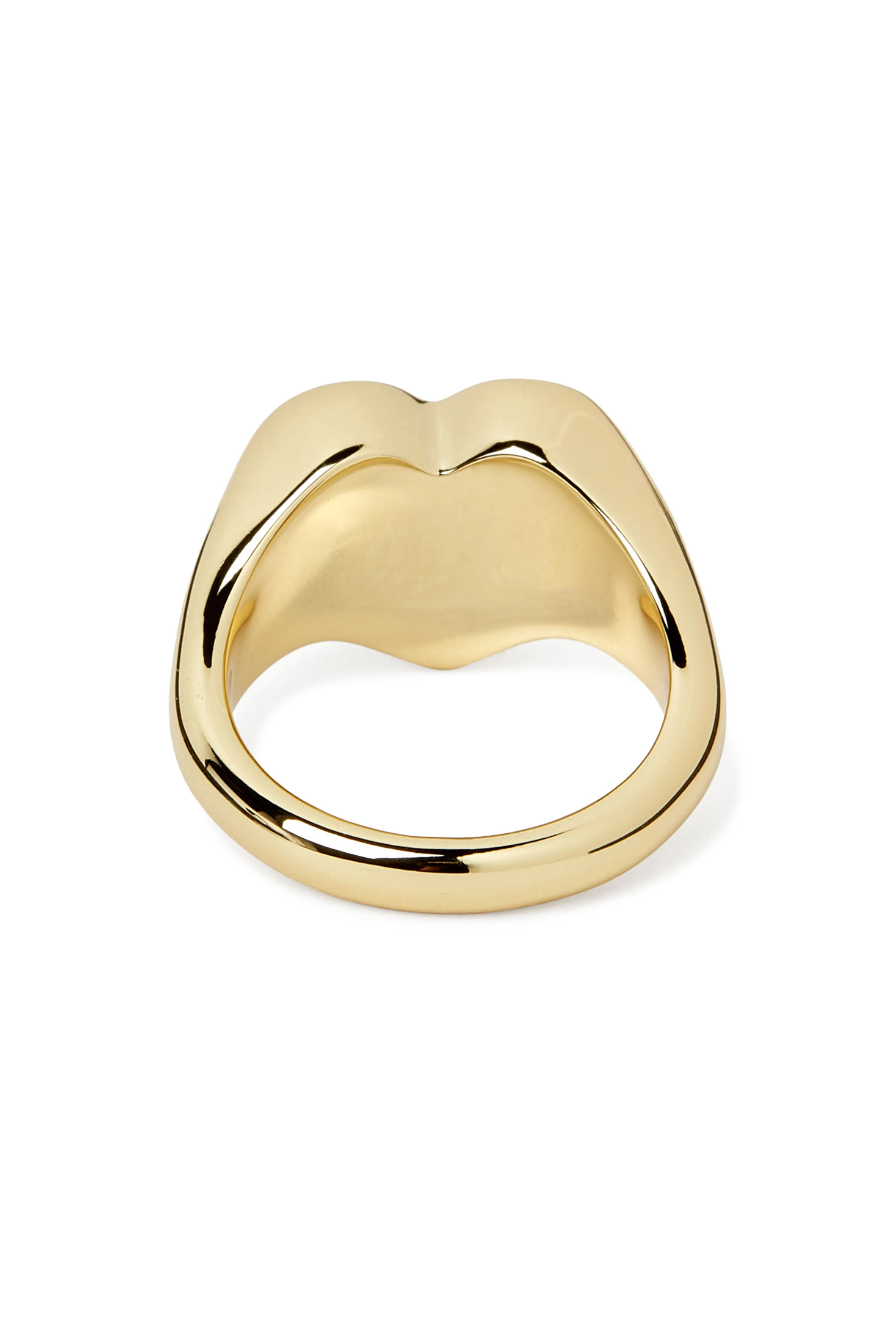 Heart And Spade Enamel Signet Ring