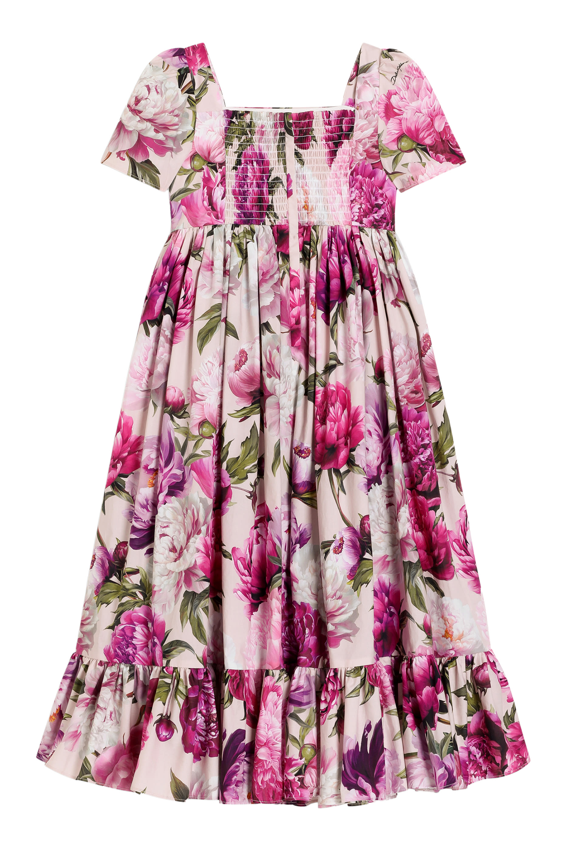 Kids Peony-Print Dress