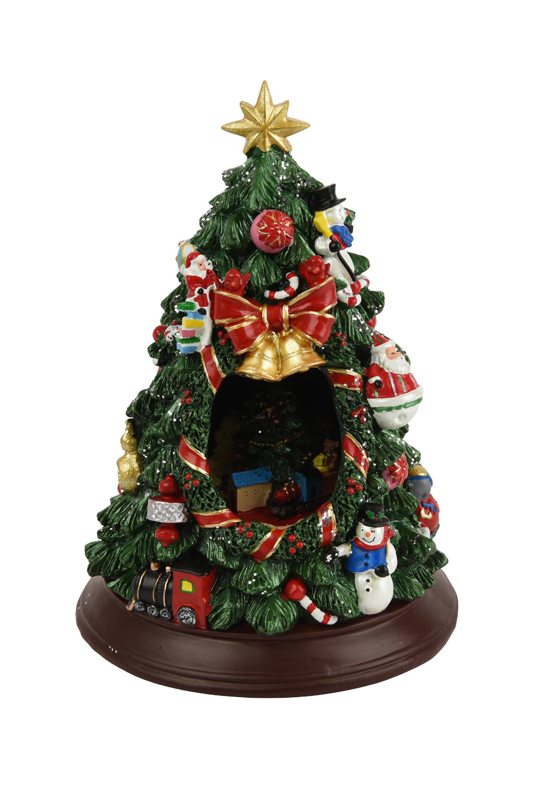 Music Box Polyresin Tree