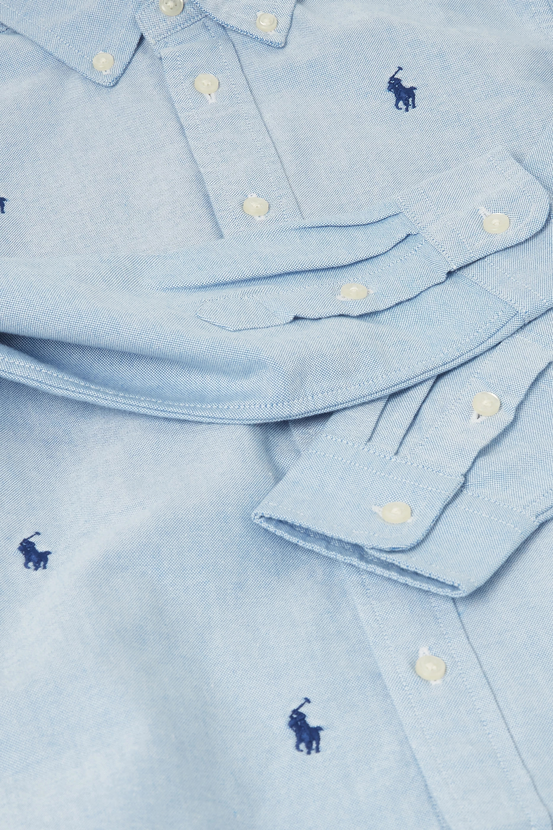 Kids Polo Pony Cotton Oxford Shirt