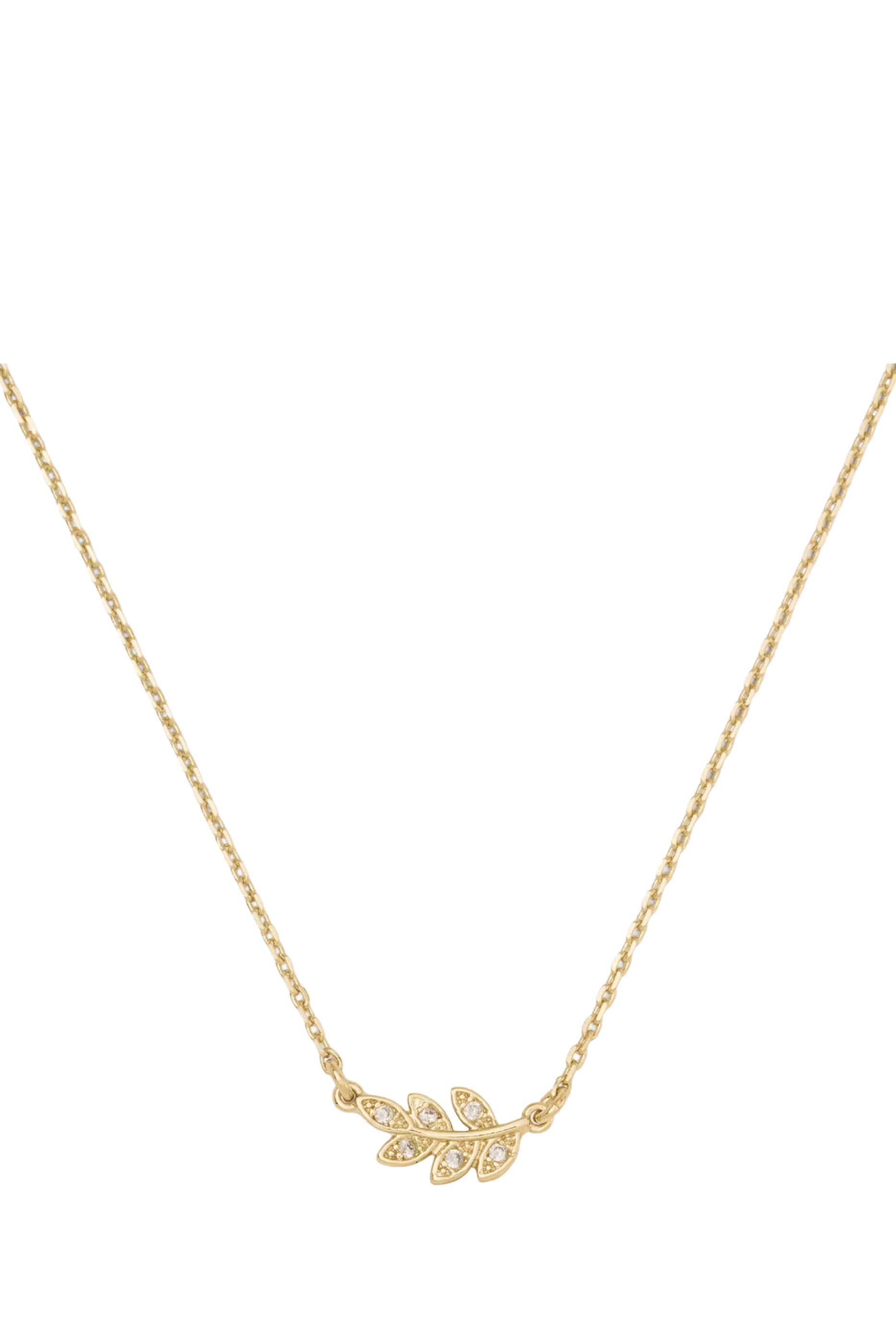Turning Over a New Leaf Carded Necklace