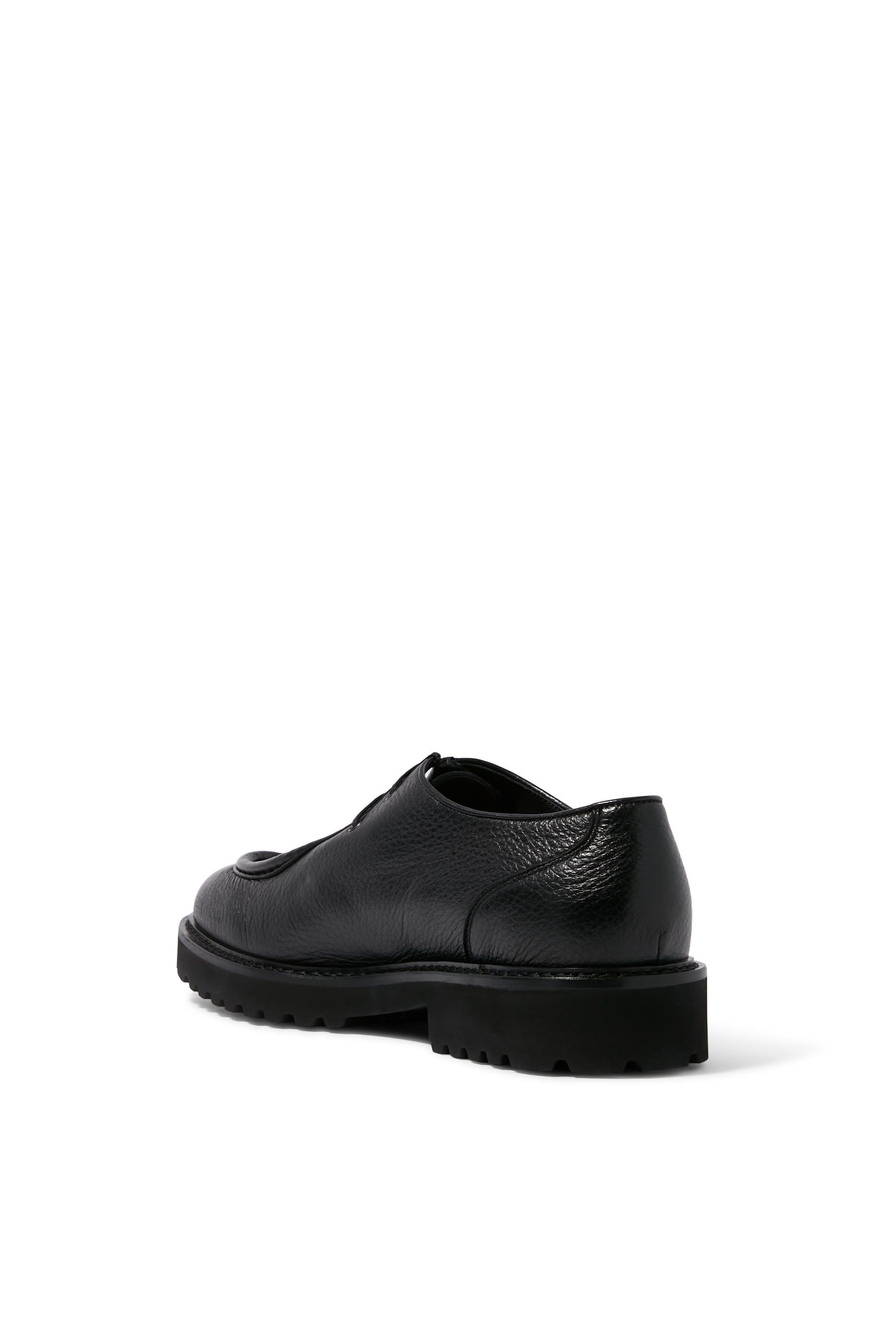 Two-Hole Leather Lace-Up Shoes