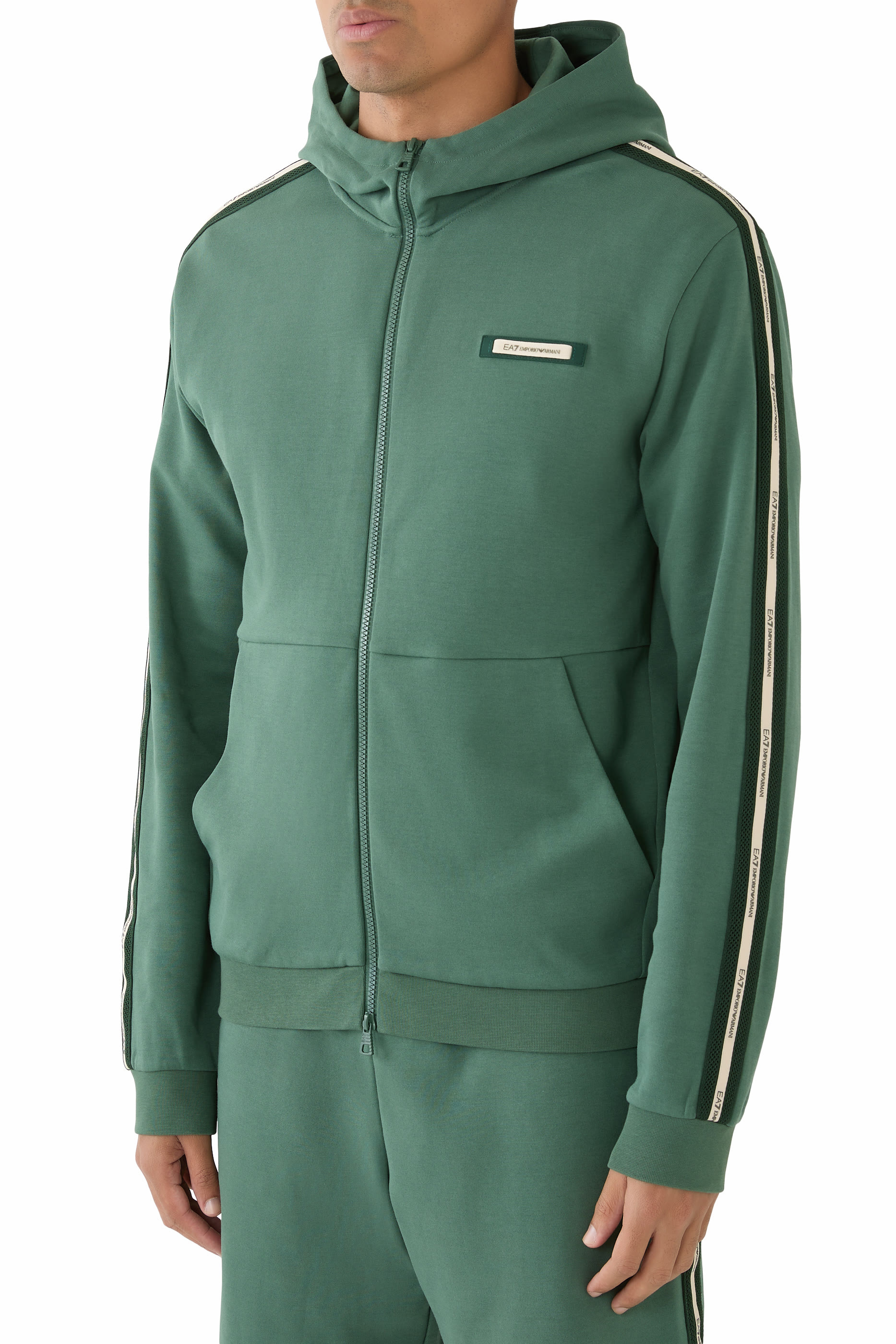 Logo Series Interlock Hooded Sweatshirt