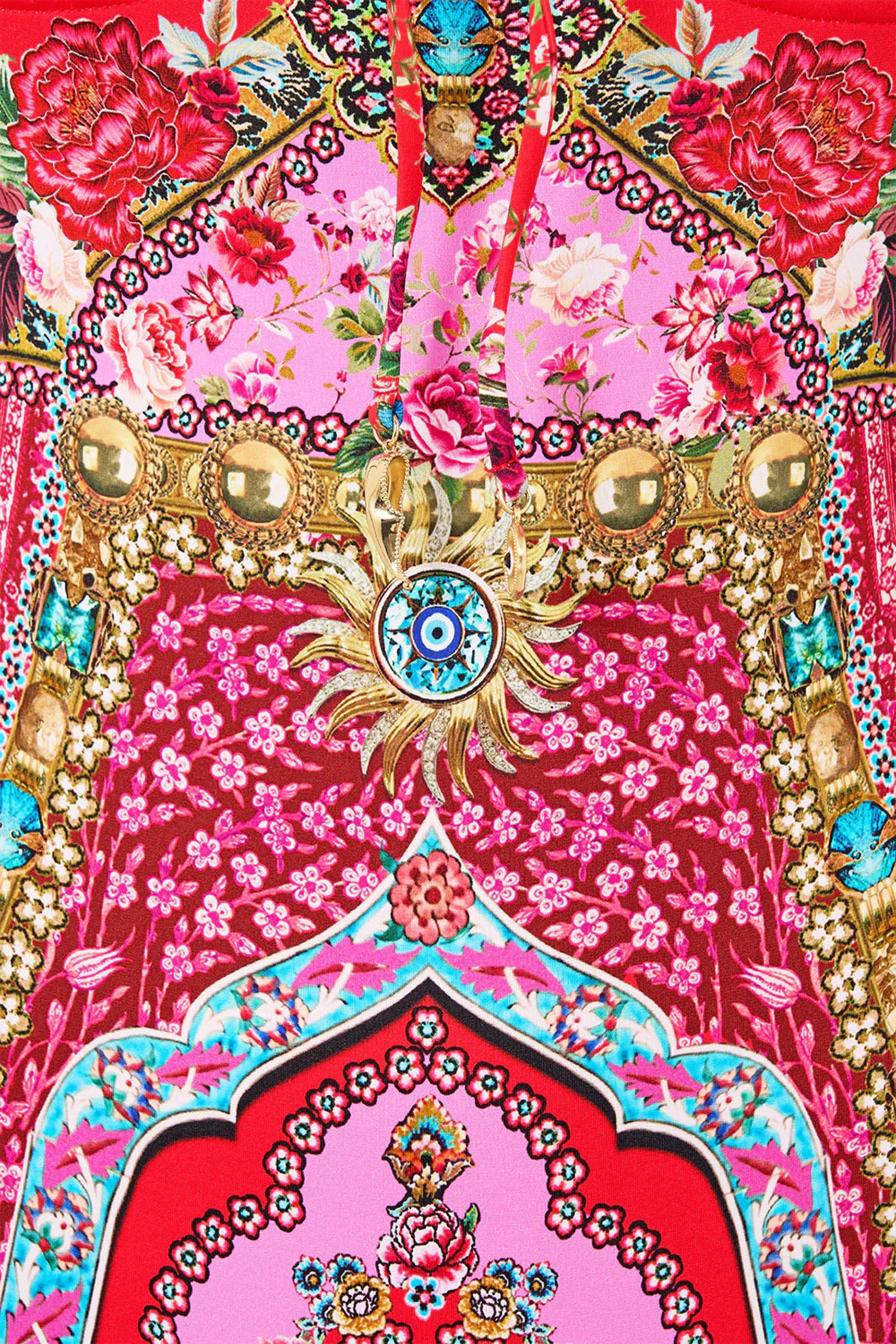  Ruched Cup Underwire One Piece With Front Tie 