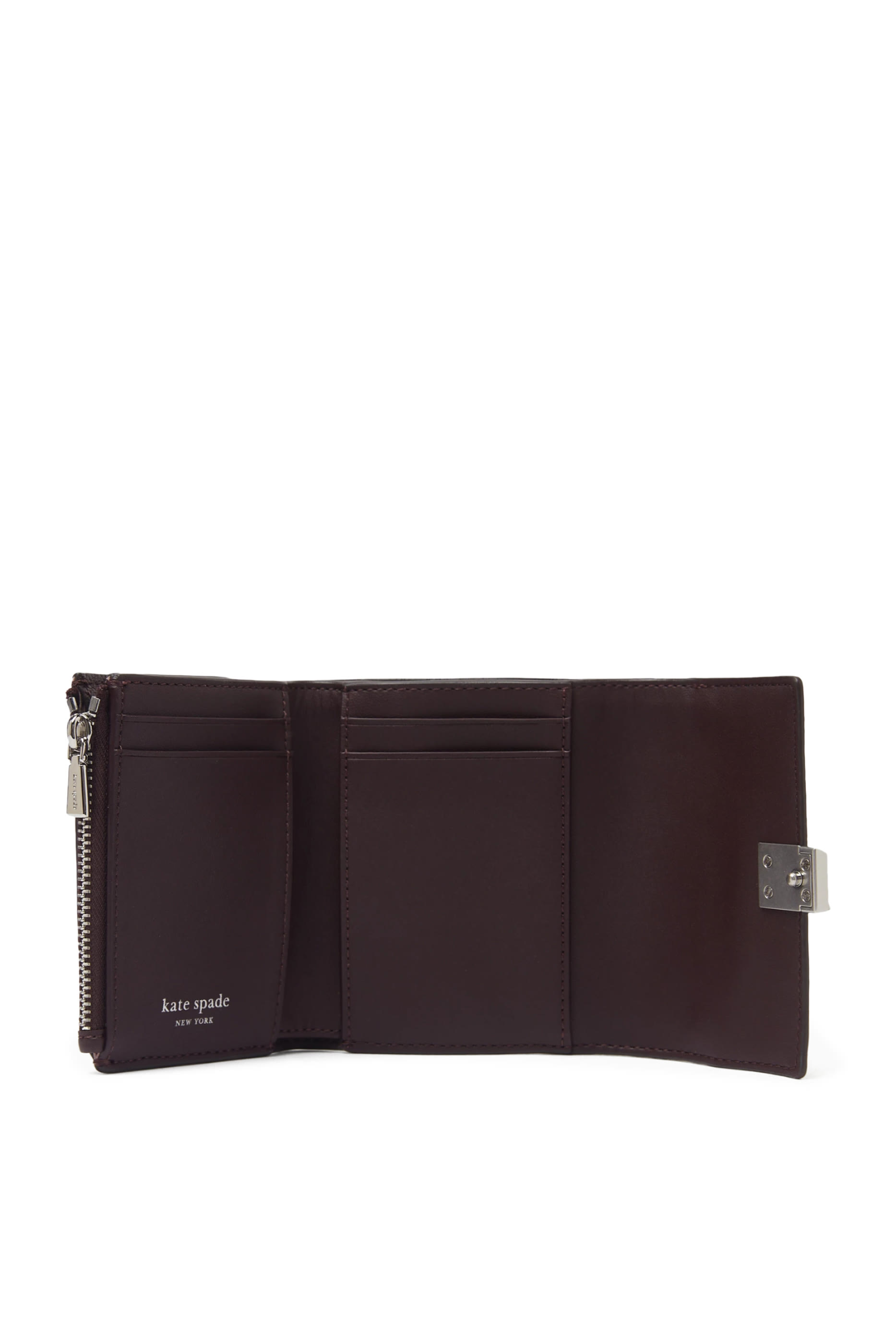 Deco Croc Embossed Small Flap Wallet