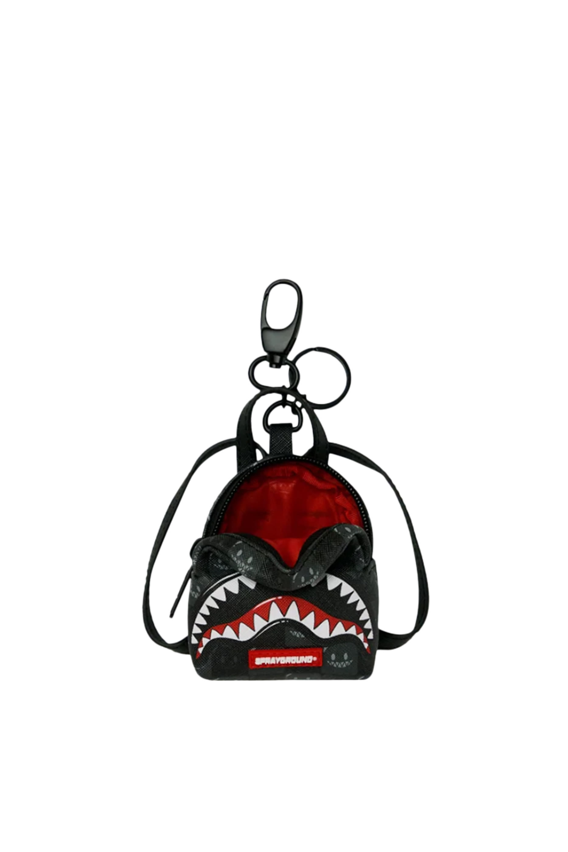 Kids Sharks in Paris Bubbly Check Keychain