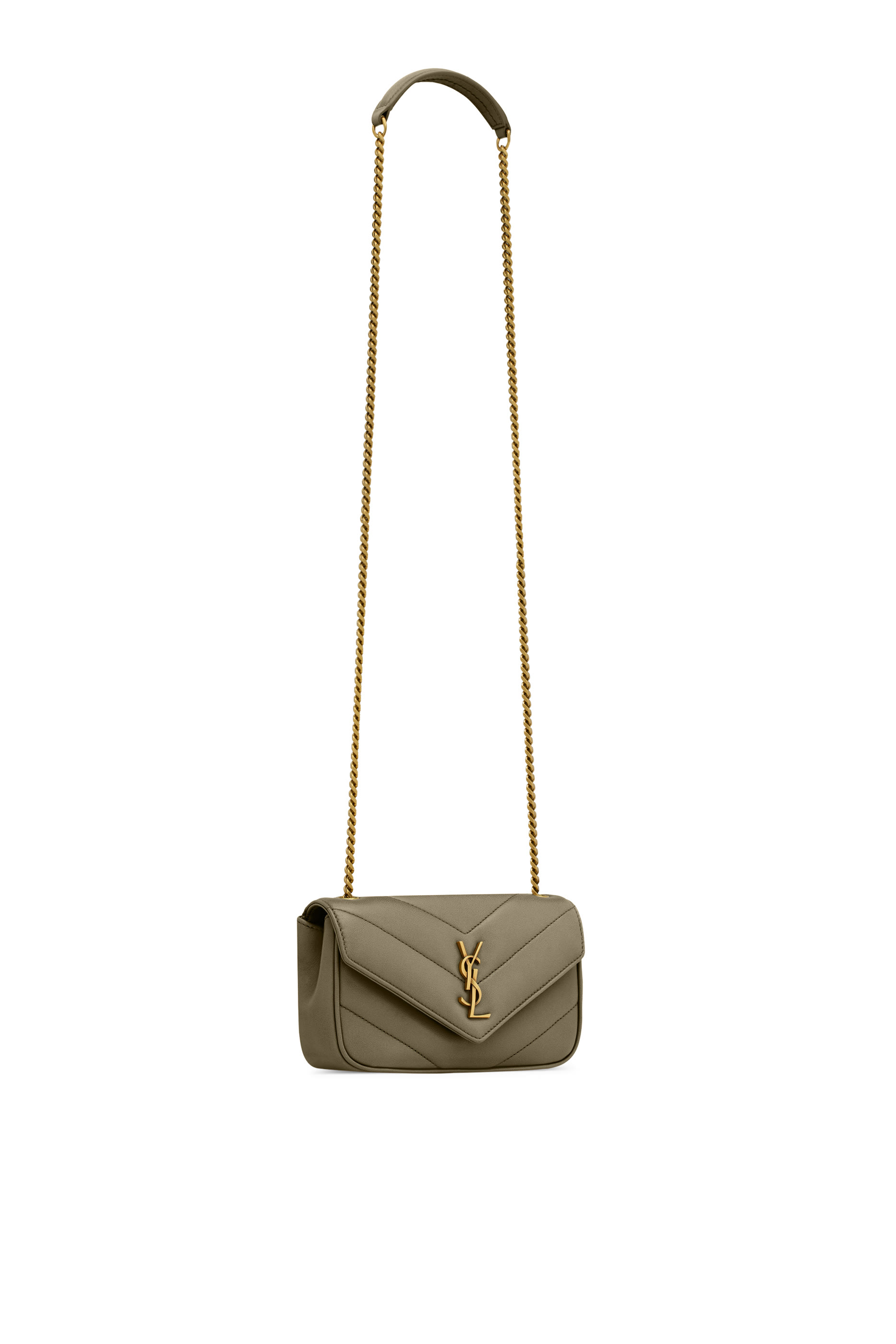 Loulou Mini Chain Bag in Lambskin