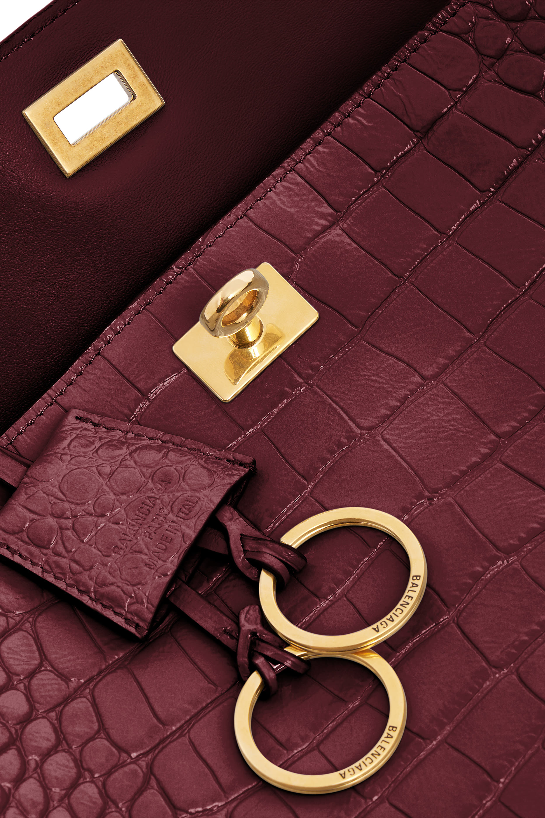 Rodeo Croc Embossed Handbag Medium