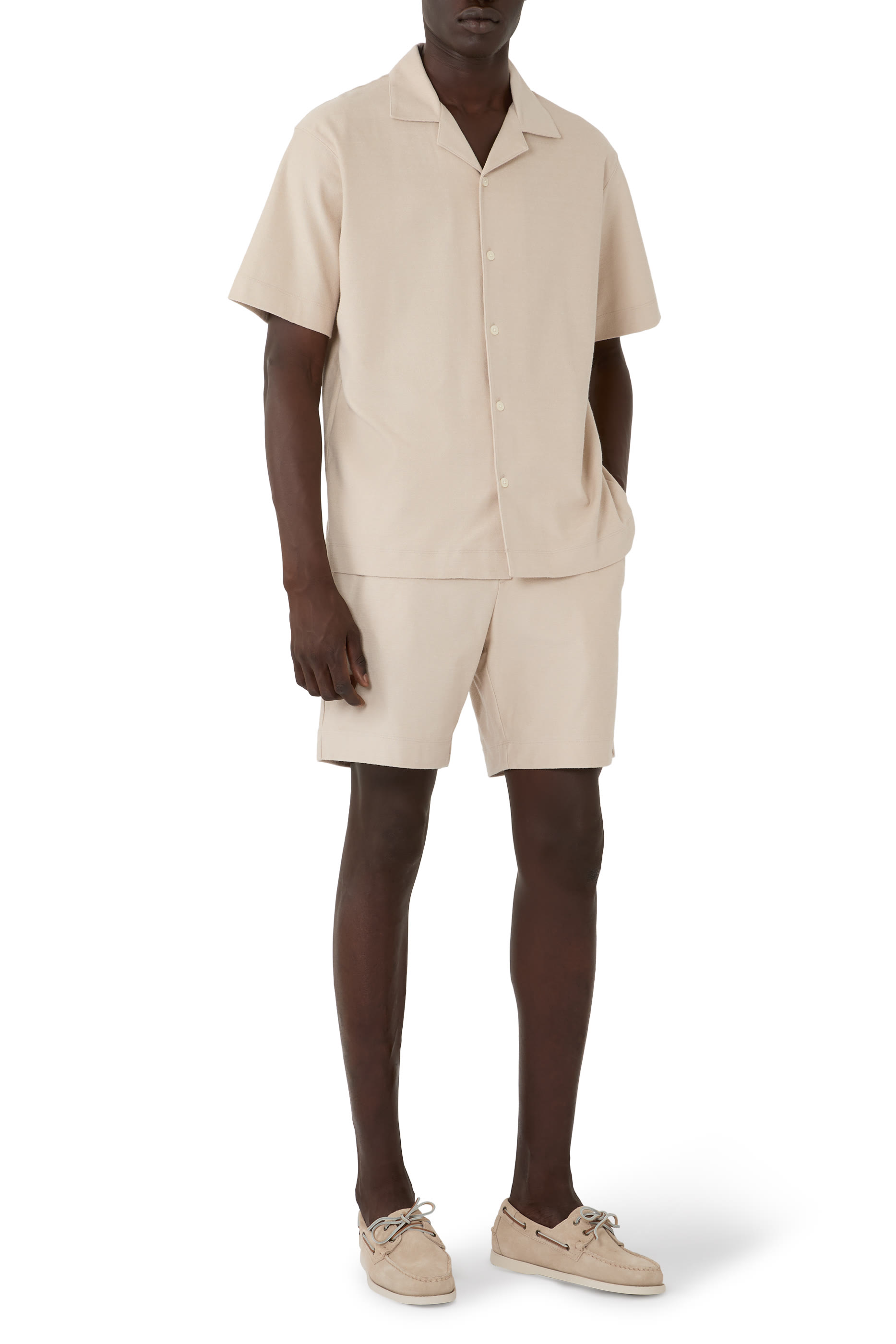 Drawstring-Waist Bermuda Shorts