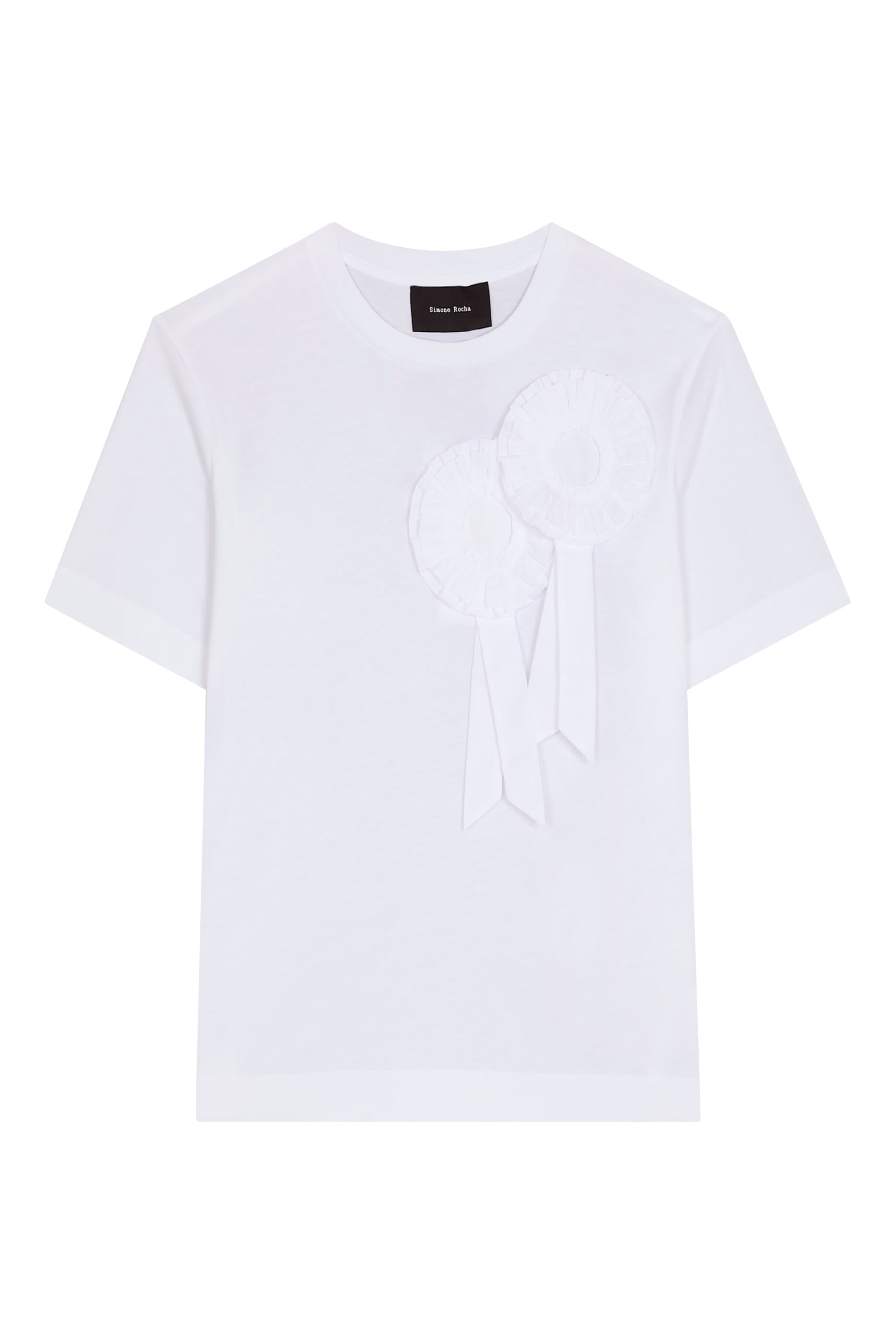 تيشيرت بوي بزهور بأشرطة