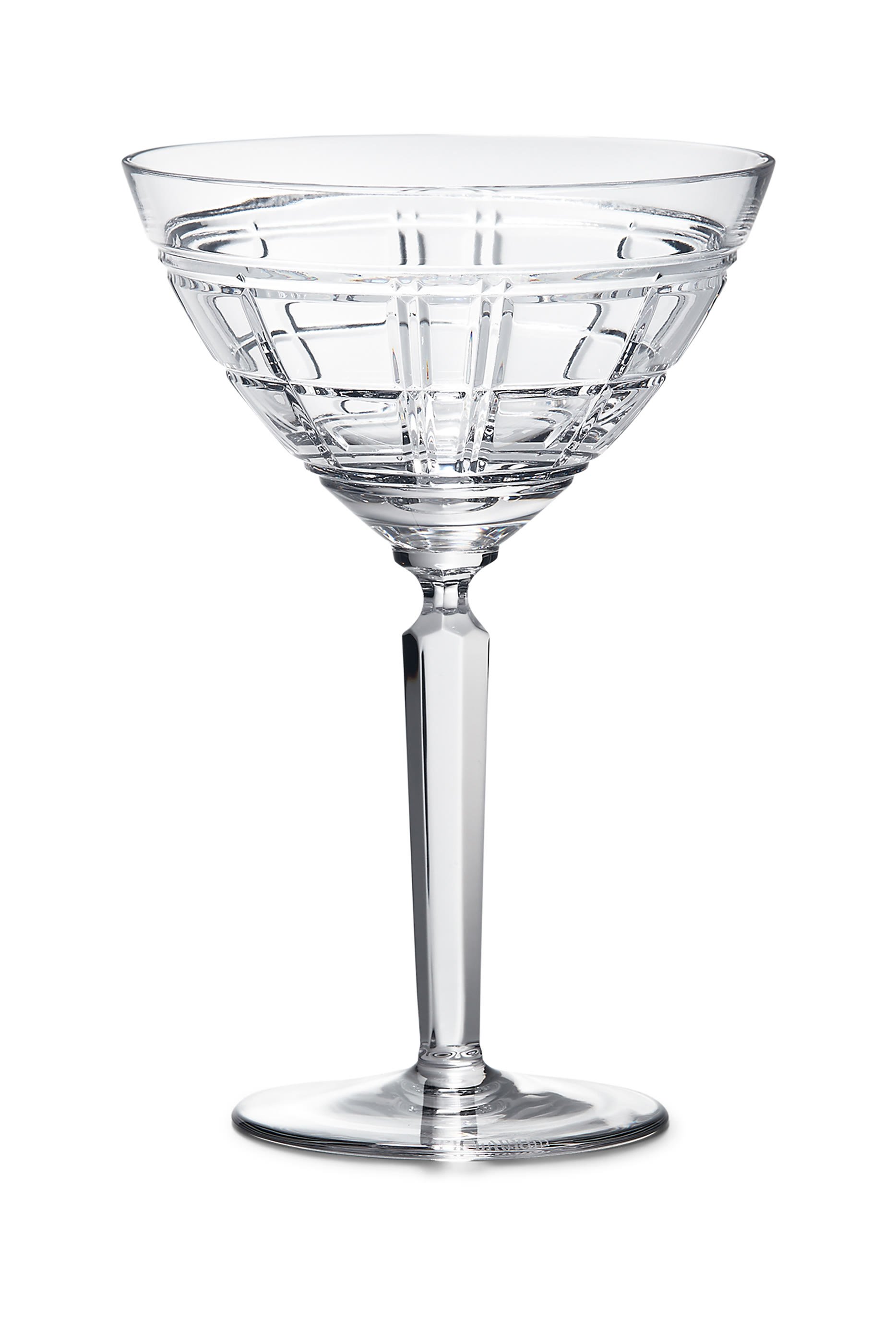 Hudson Plaid Martini Glass