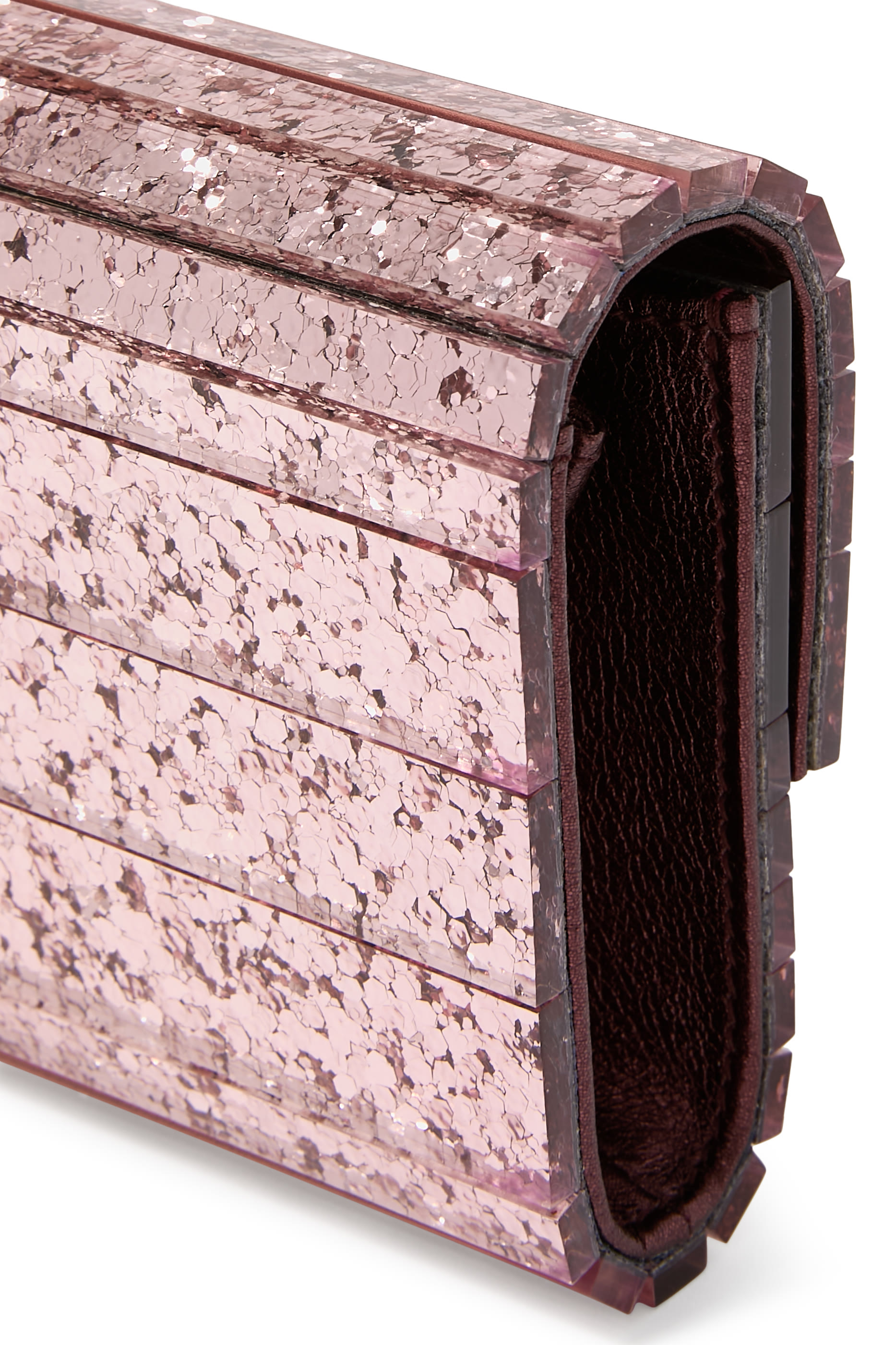 Sweetie D&eacute;grad&eacute; Glitter Plexi Clutch