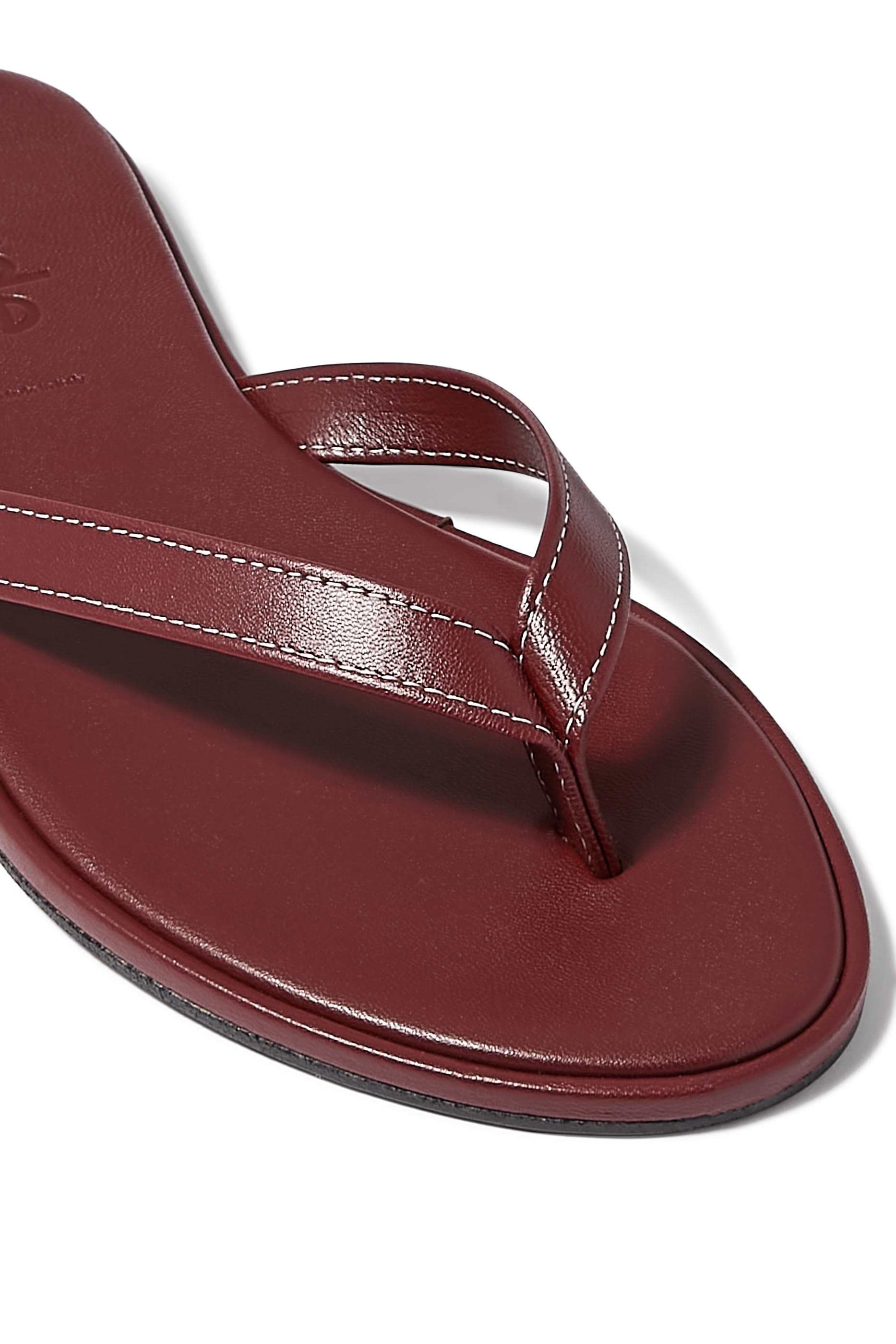  Melody Leather Flip Flop Sandals 