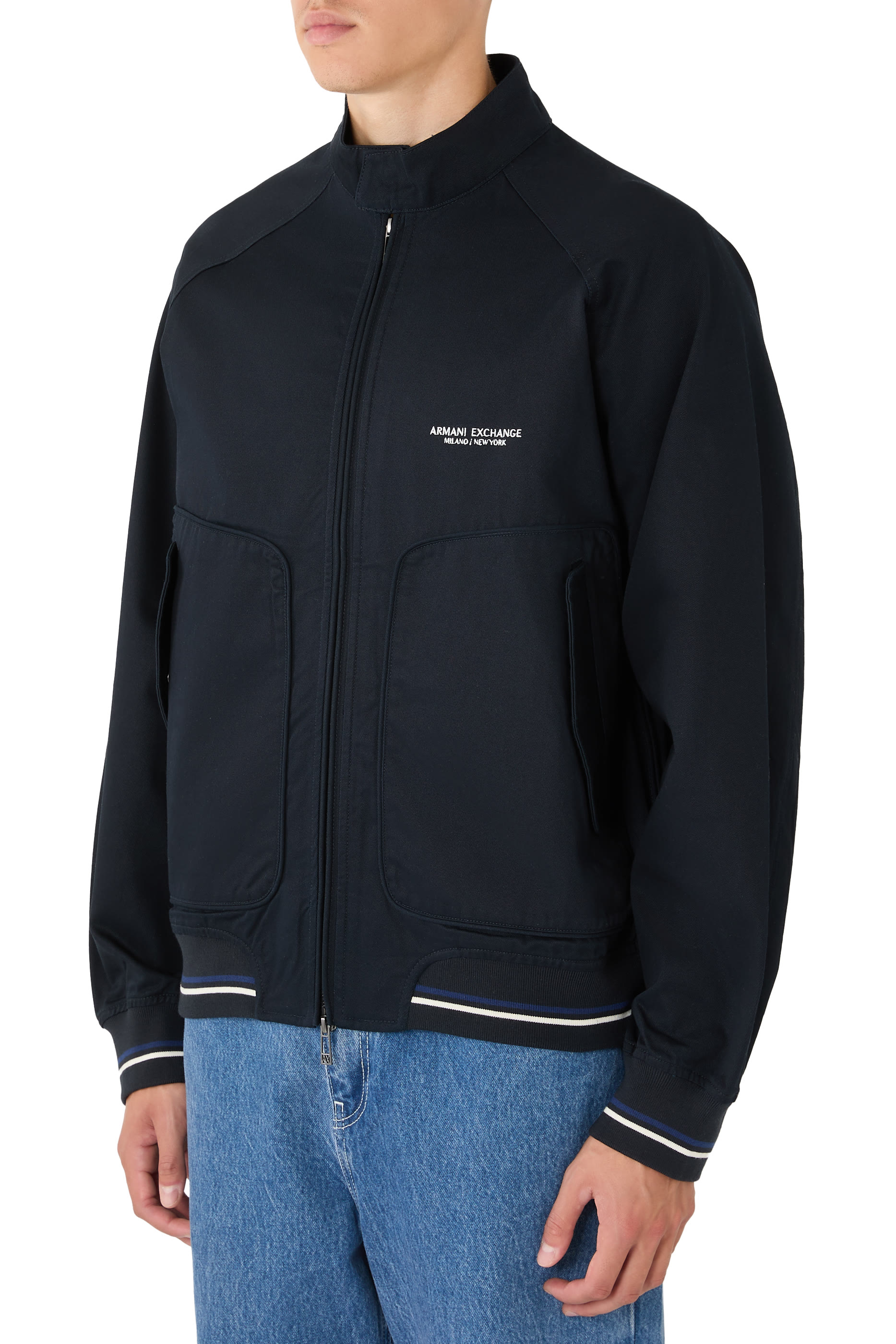 Cotton Twill Blouson Jacket