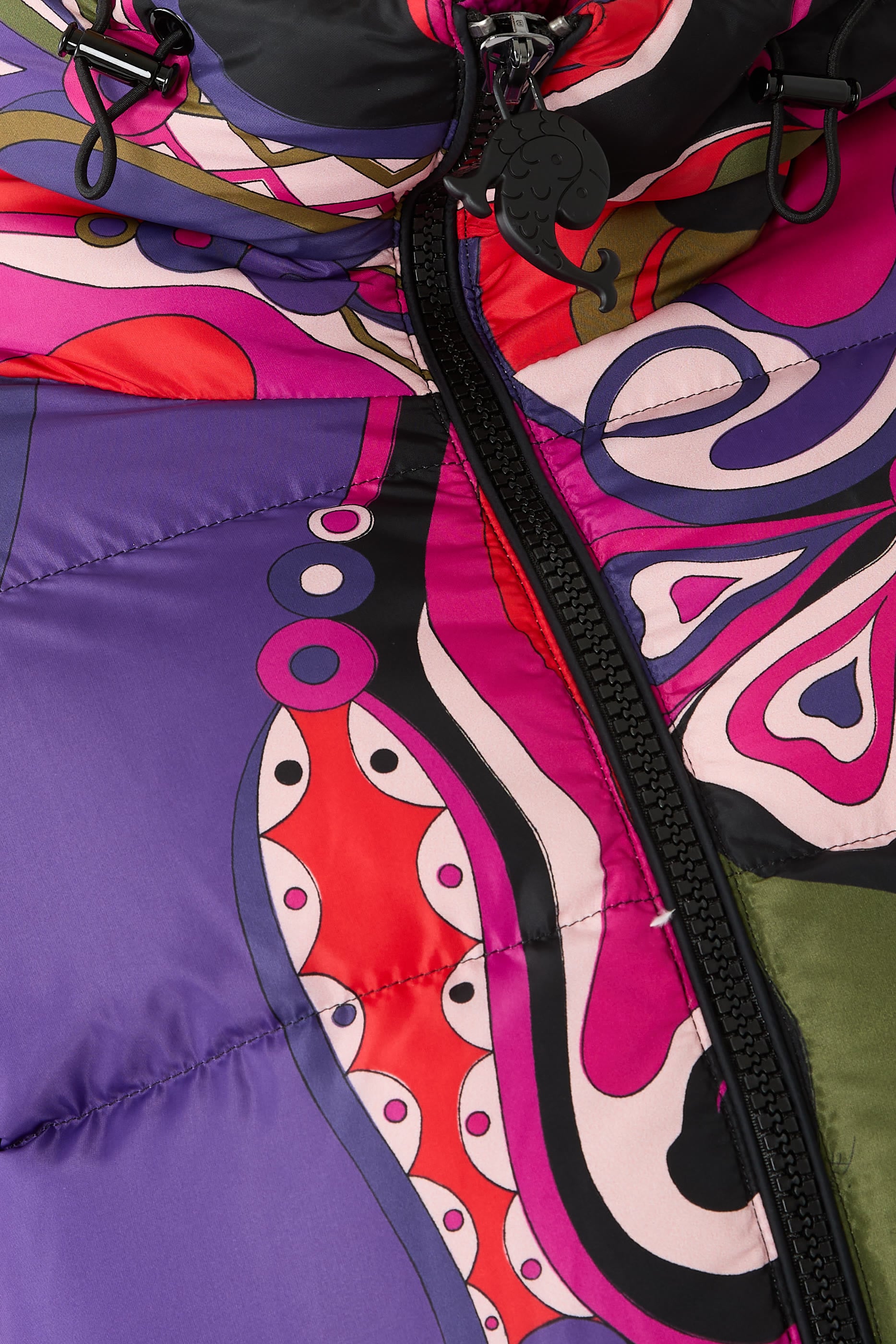 Orchidee Print Down Jacket