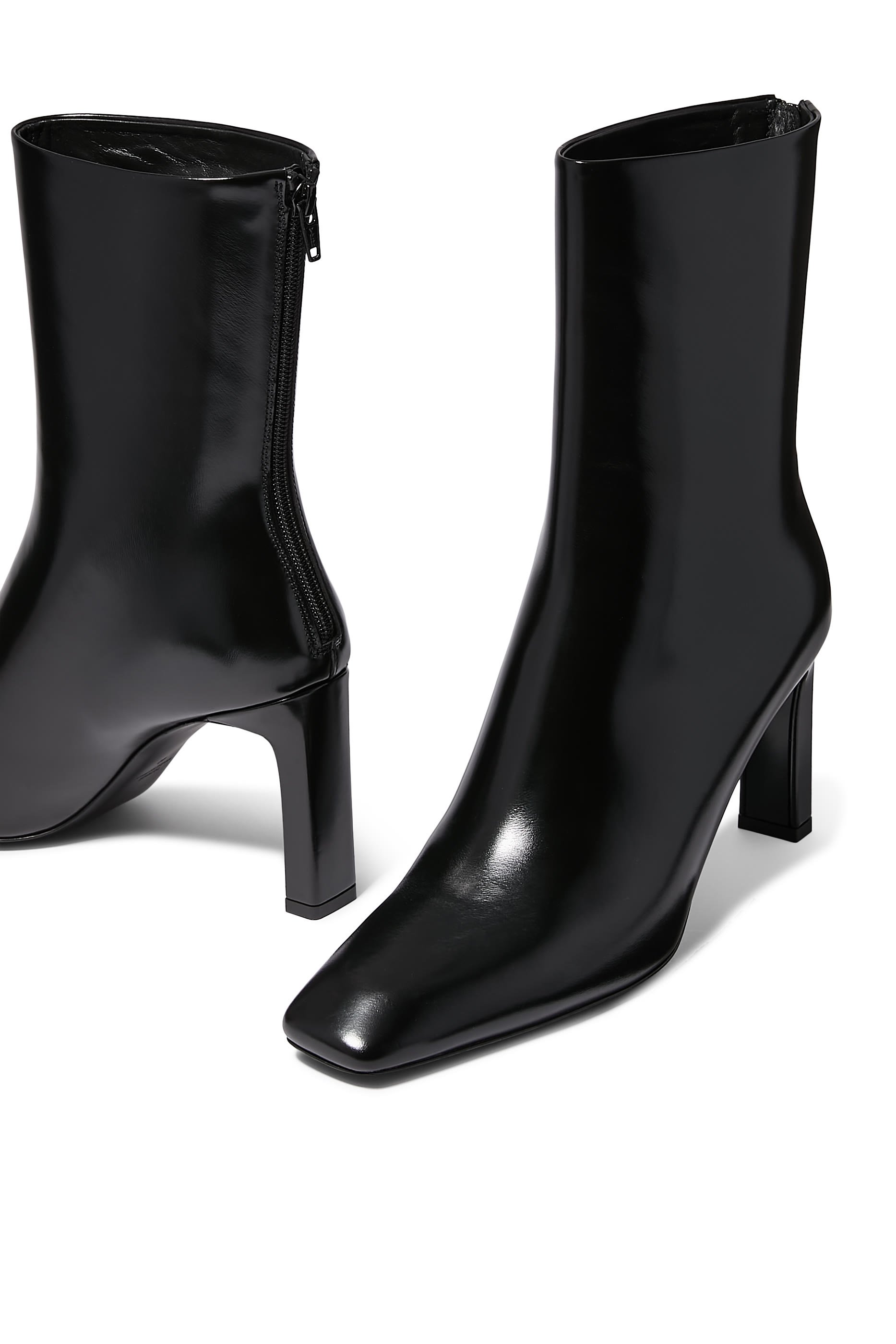  Bar Glossy 85 Leather Boots