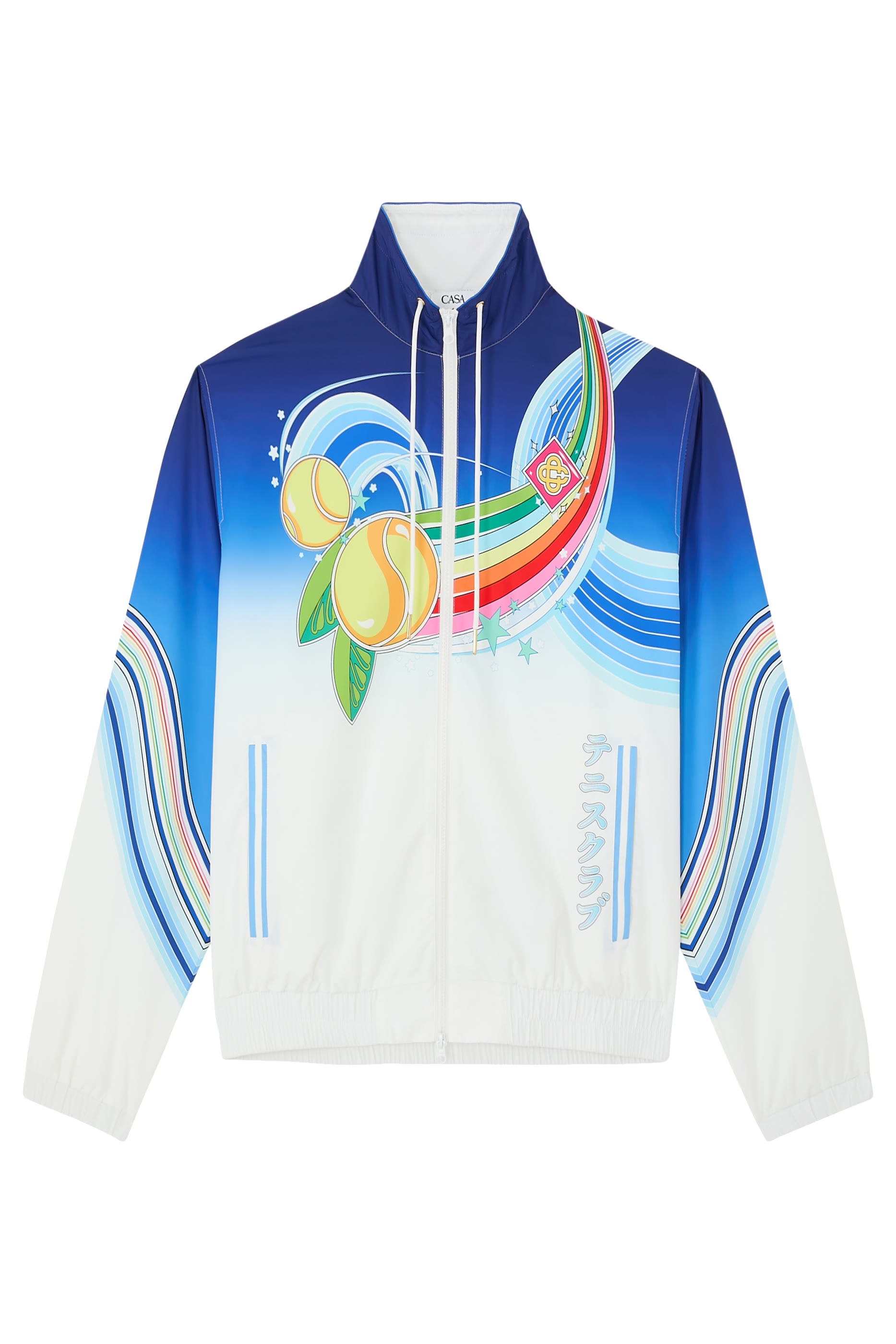 Printed Poly Taffeta Jacket 