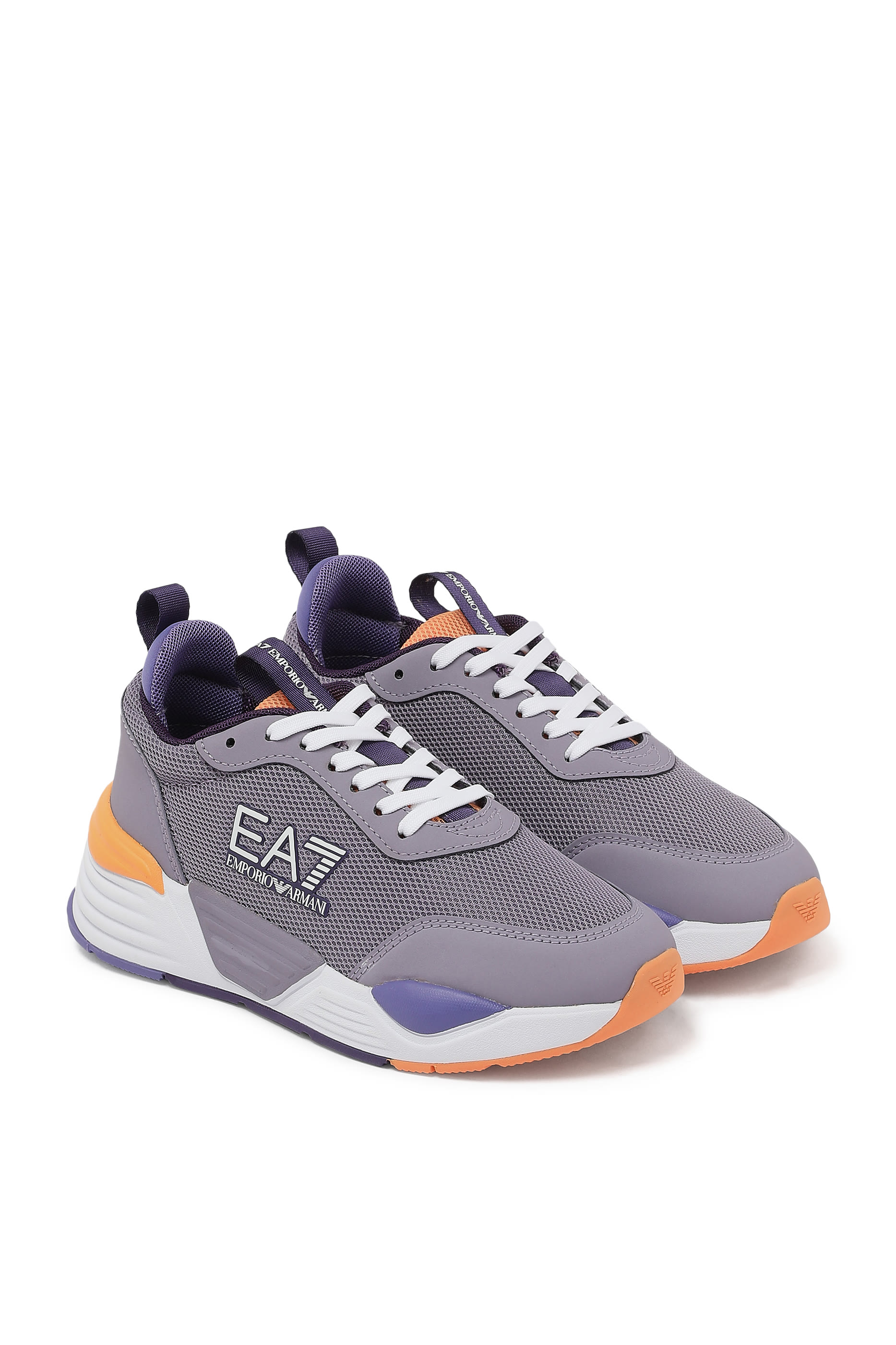 Kids EA7 Logo Sneakers