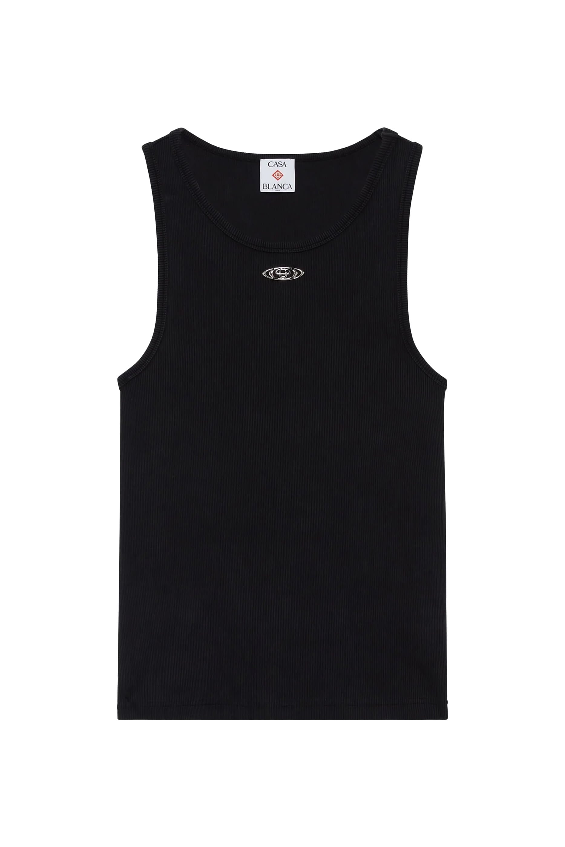 Faded Ribbed Tank Top