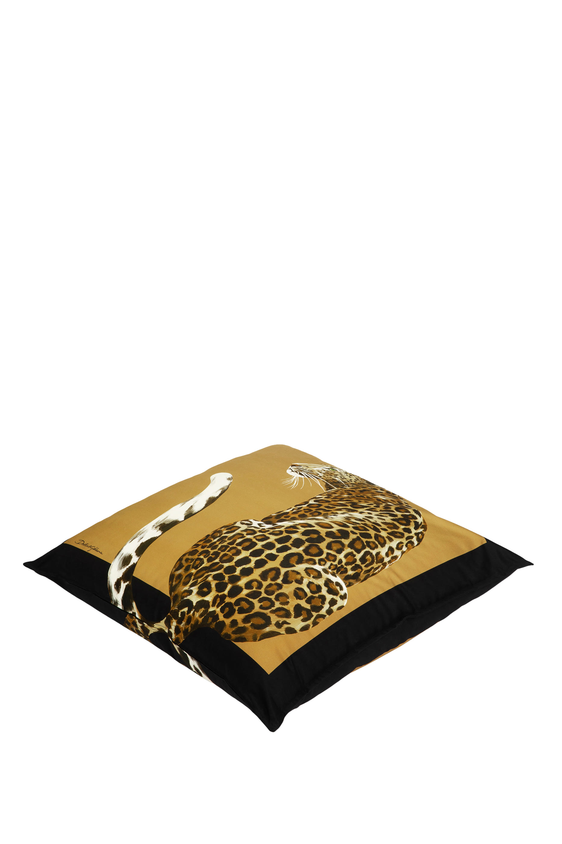 Leopard Large Canvas Cushion