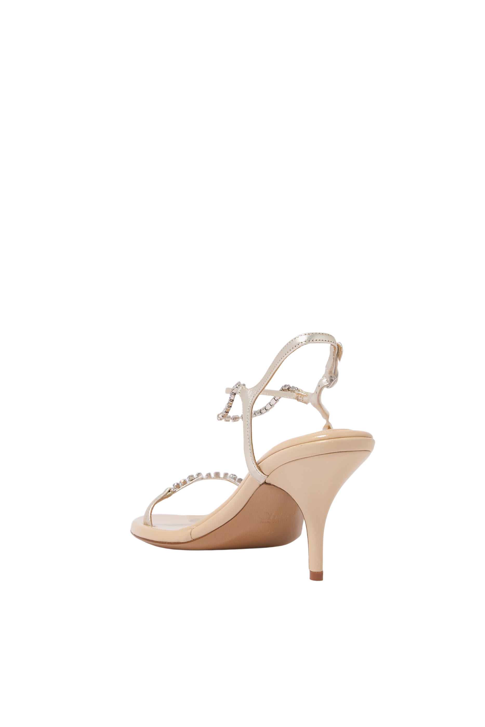 Strappy Crystal-Embellished Sandals