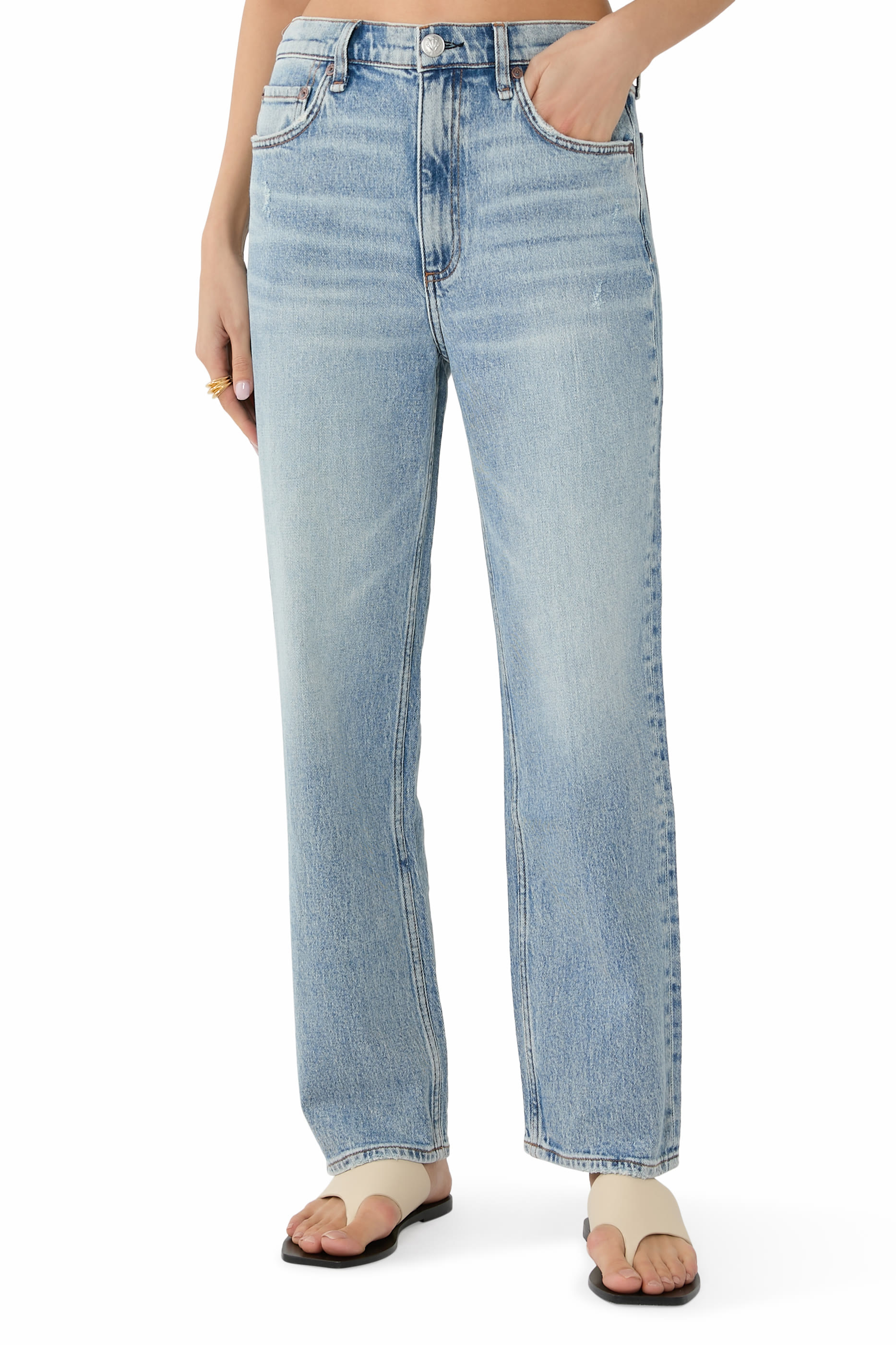 Harlow Ankle Straight Jeans