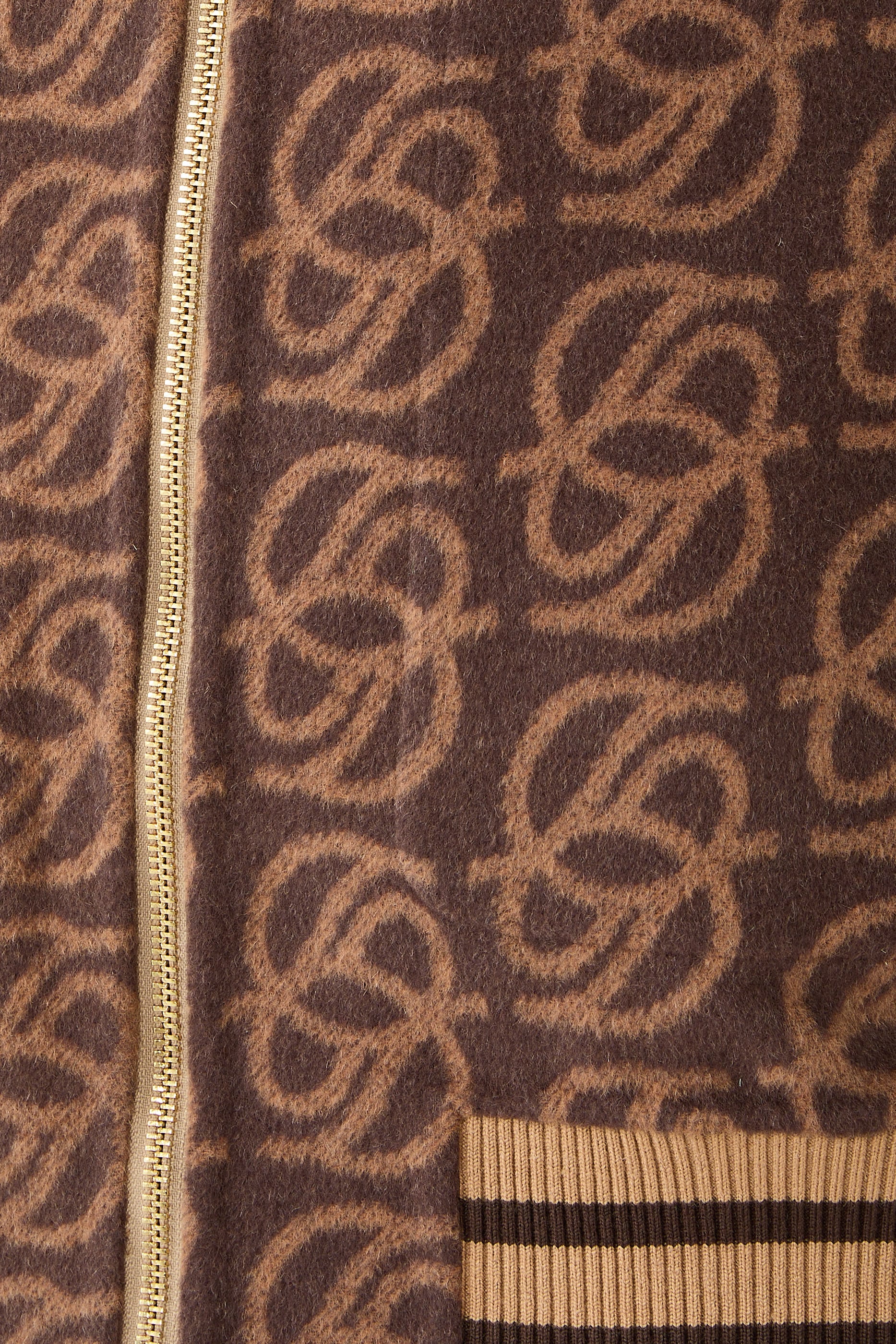 Monogram Sleeveless Zipped Jacket