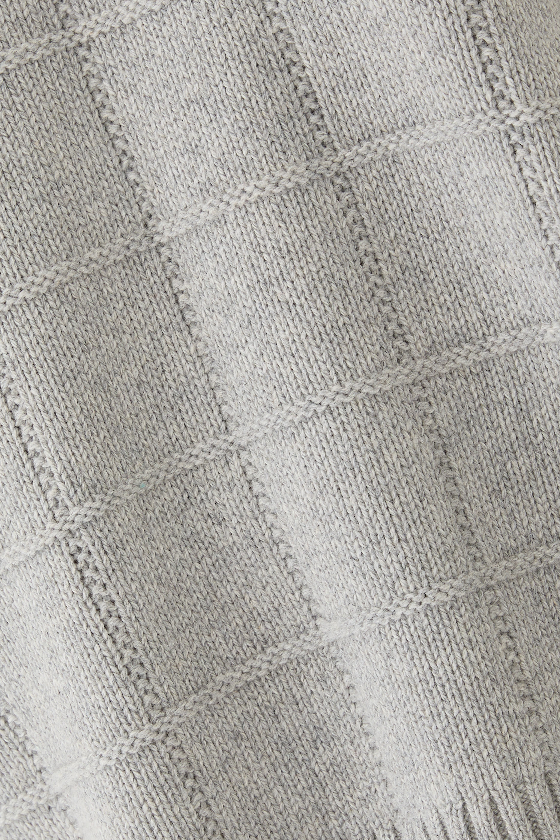 Cotton & Recycled Cashmere Crew Neck Top