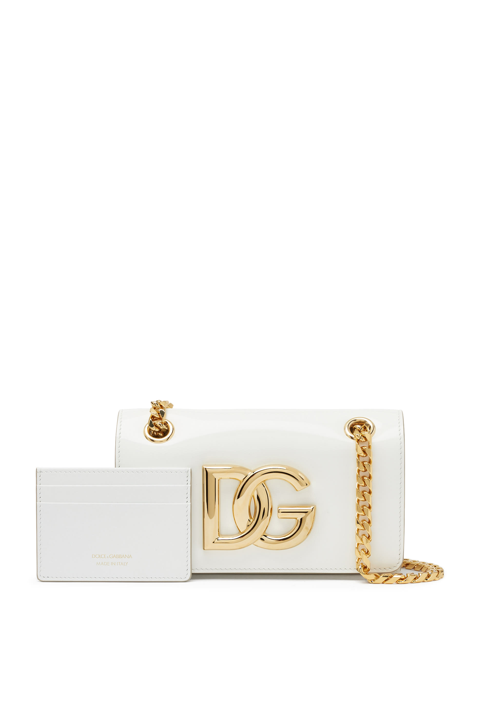 Logo Leather Shoulder Bag