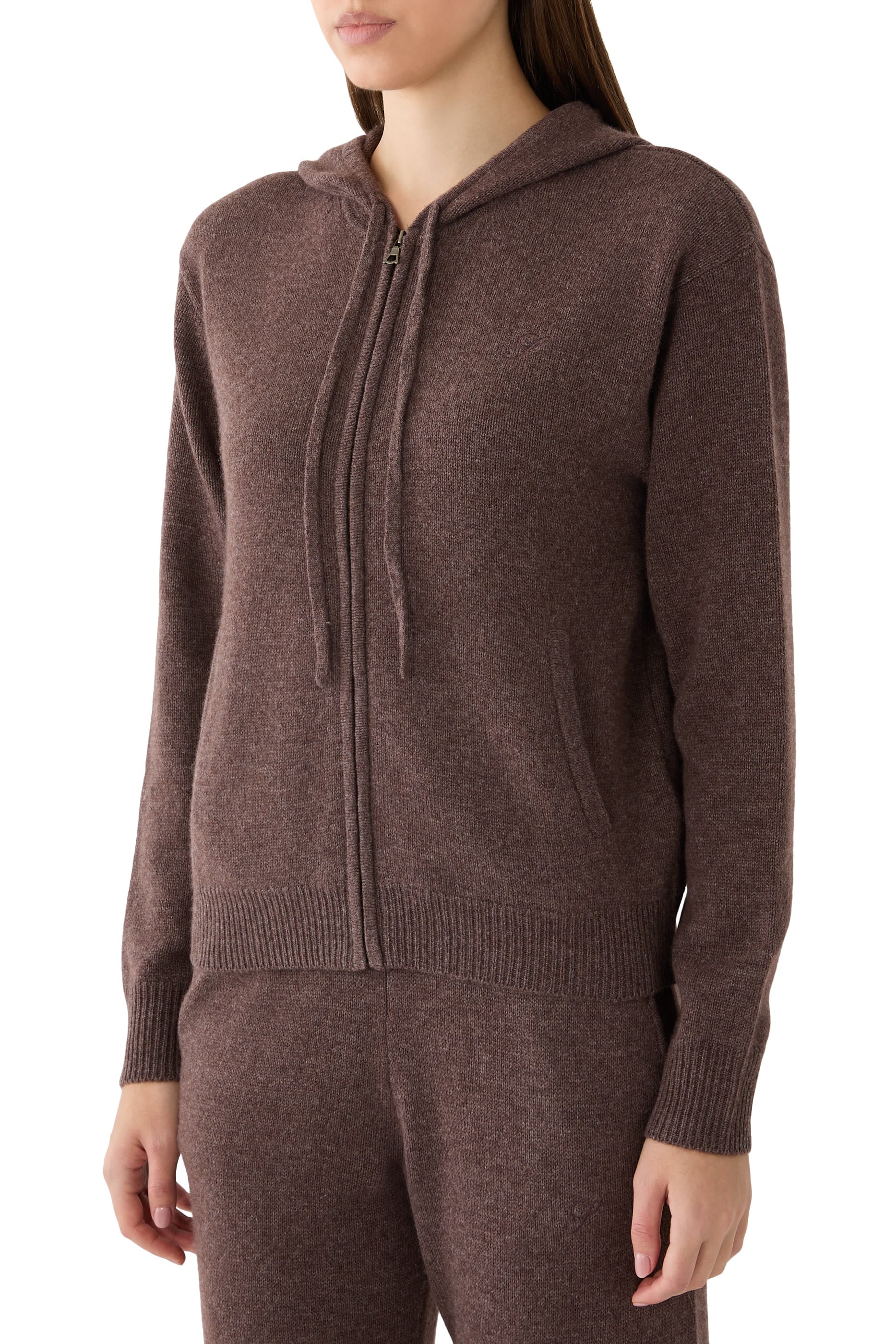 Isac S Logo Zip Hoodie