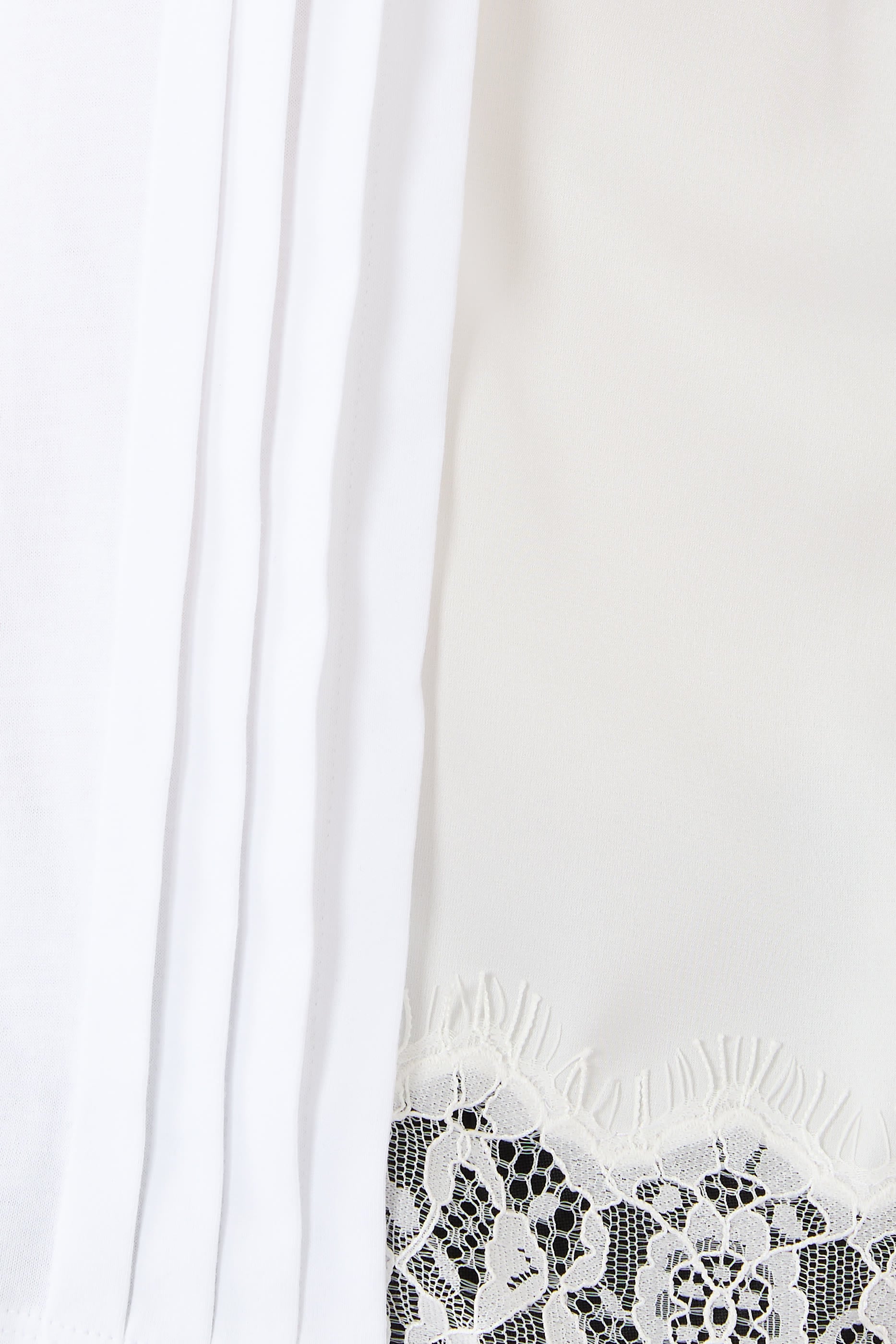 Satin Lace Combo T-Shirt 