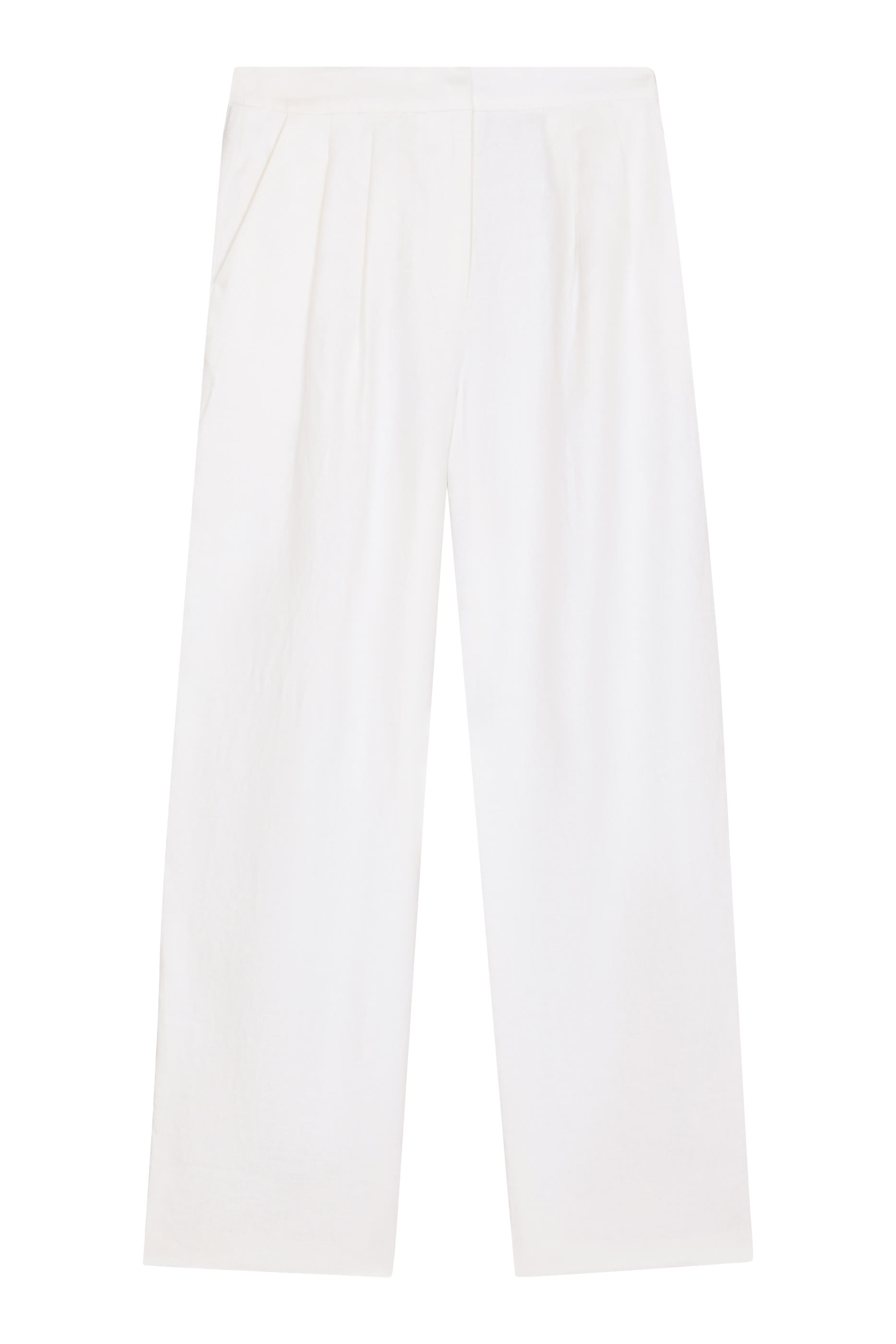 Linen Poplin Casual Trouser