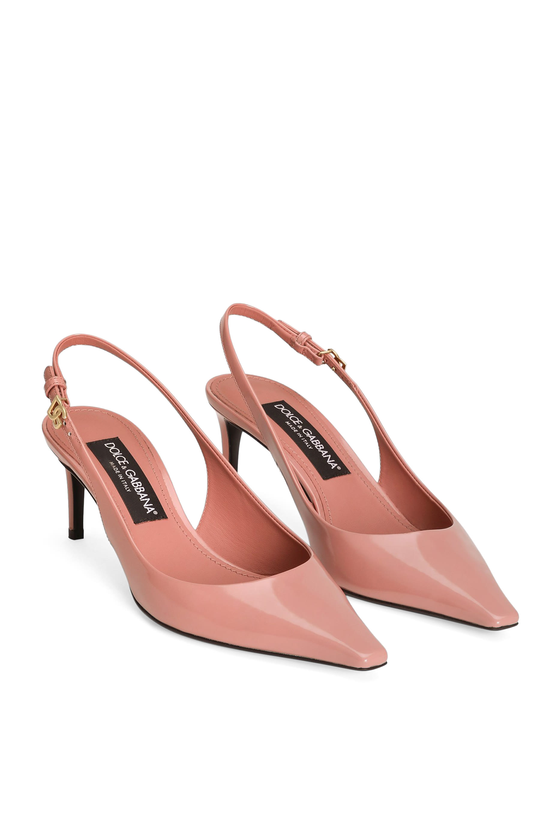  Polished Calfskin 90 Slingbacks
