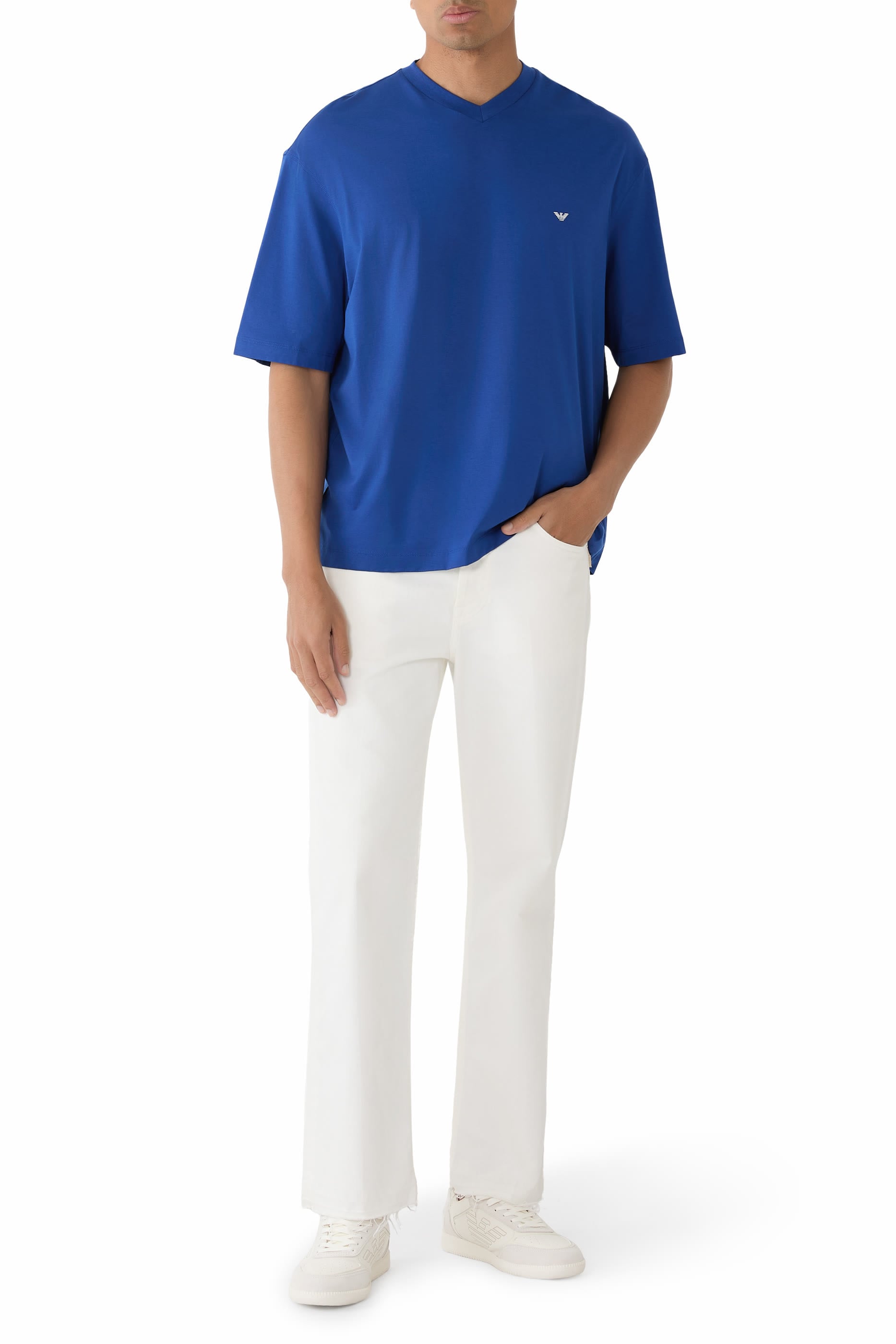 Macro EA Text Logo Polo Shirt