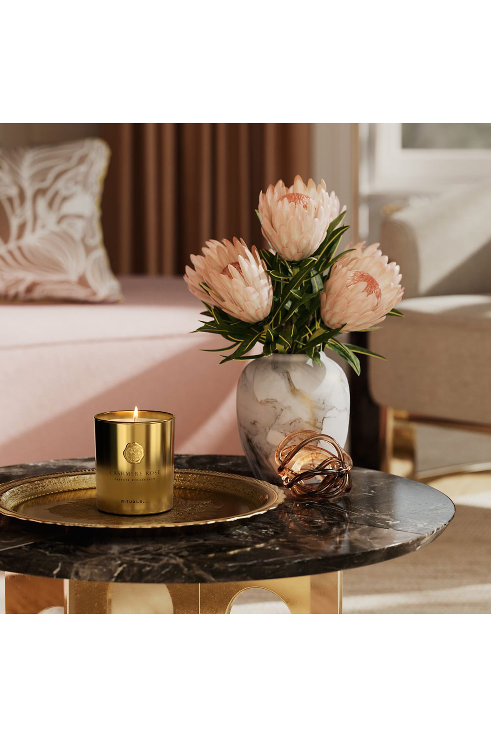 Cashmere Rose Scented Candle