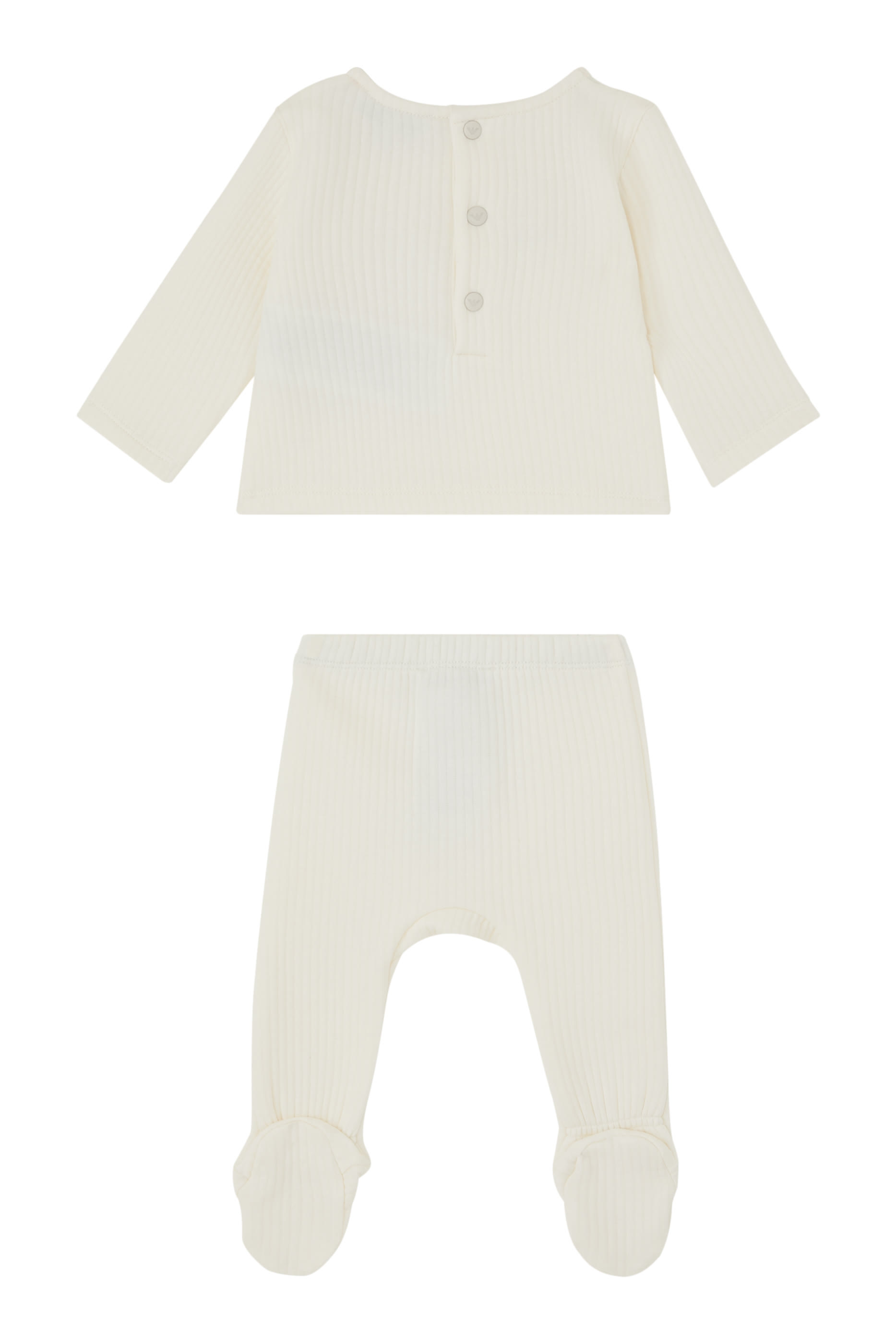 Kids 2-Piece Contrast Piping Set