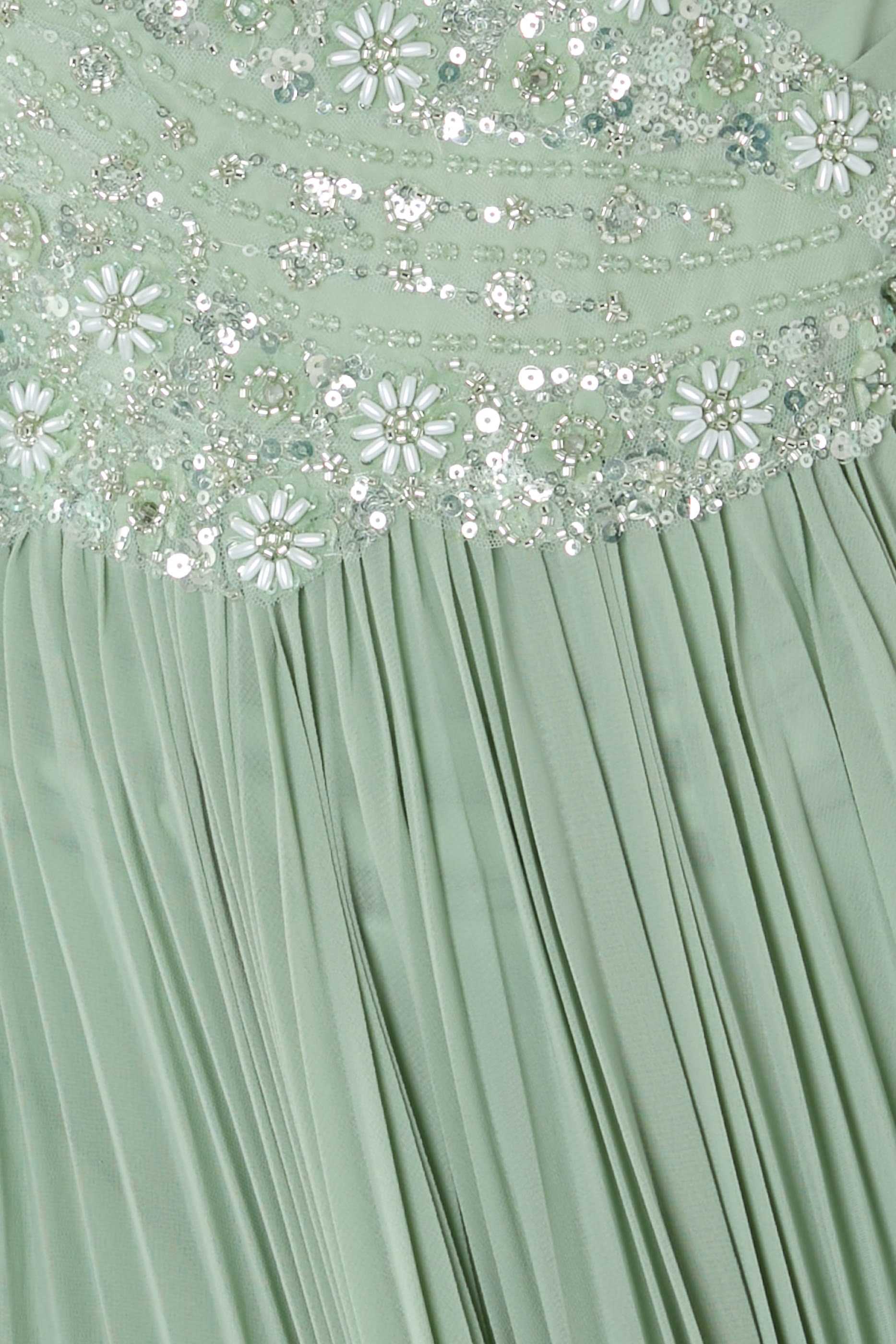Embellished Chiffon Cape Sleeves A-Line Gown