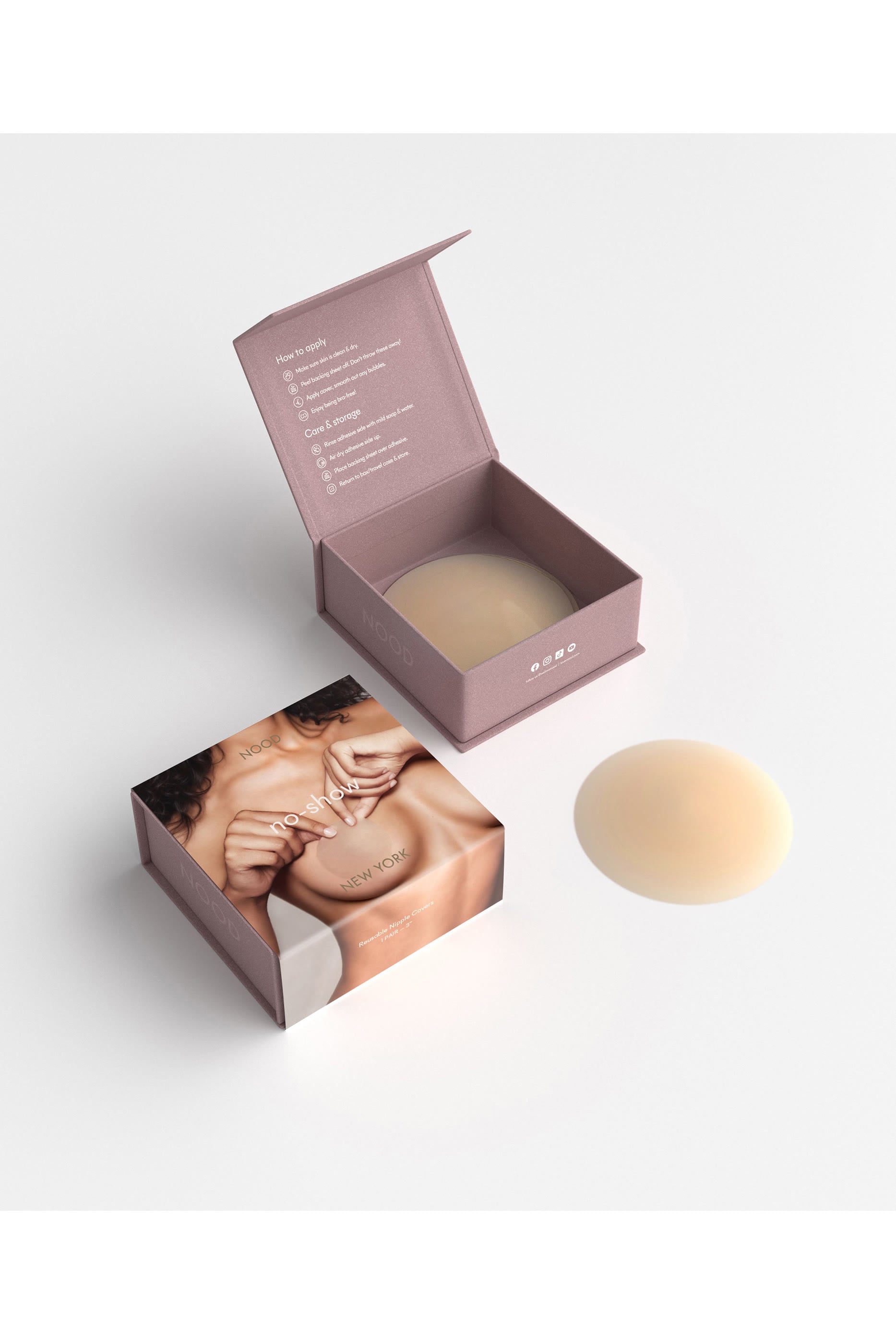No-Show Adhesive Nipple Covers