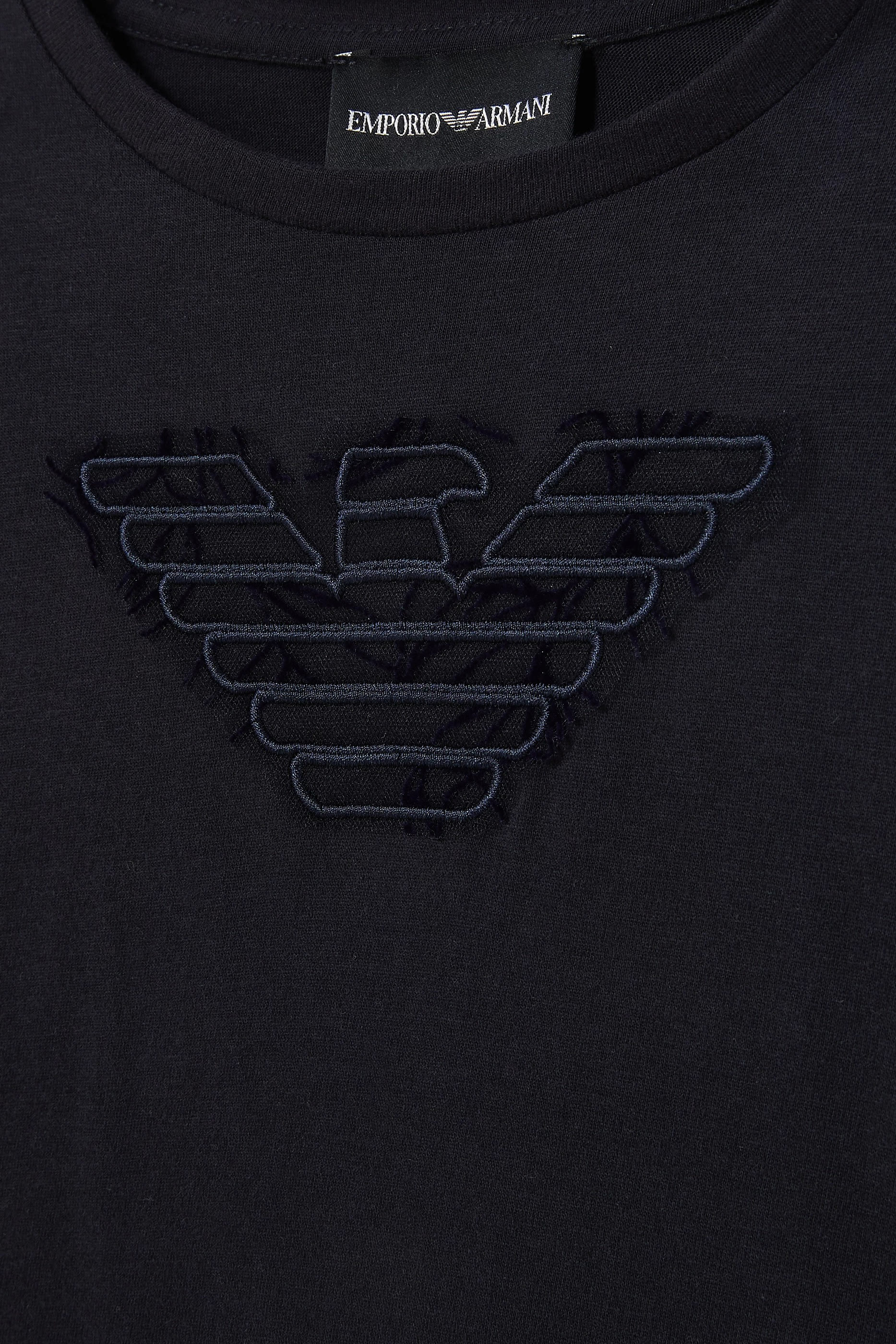 Kids Embroidered Logo T-Shirt