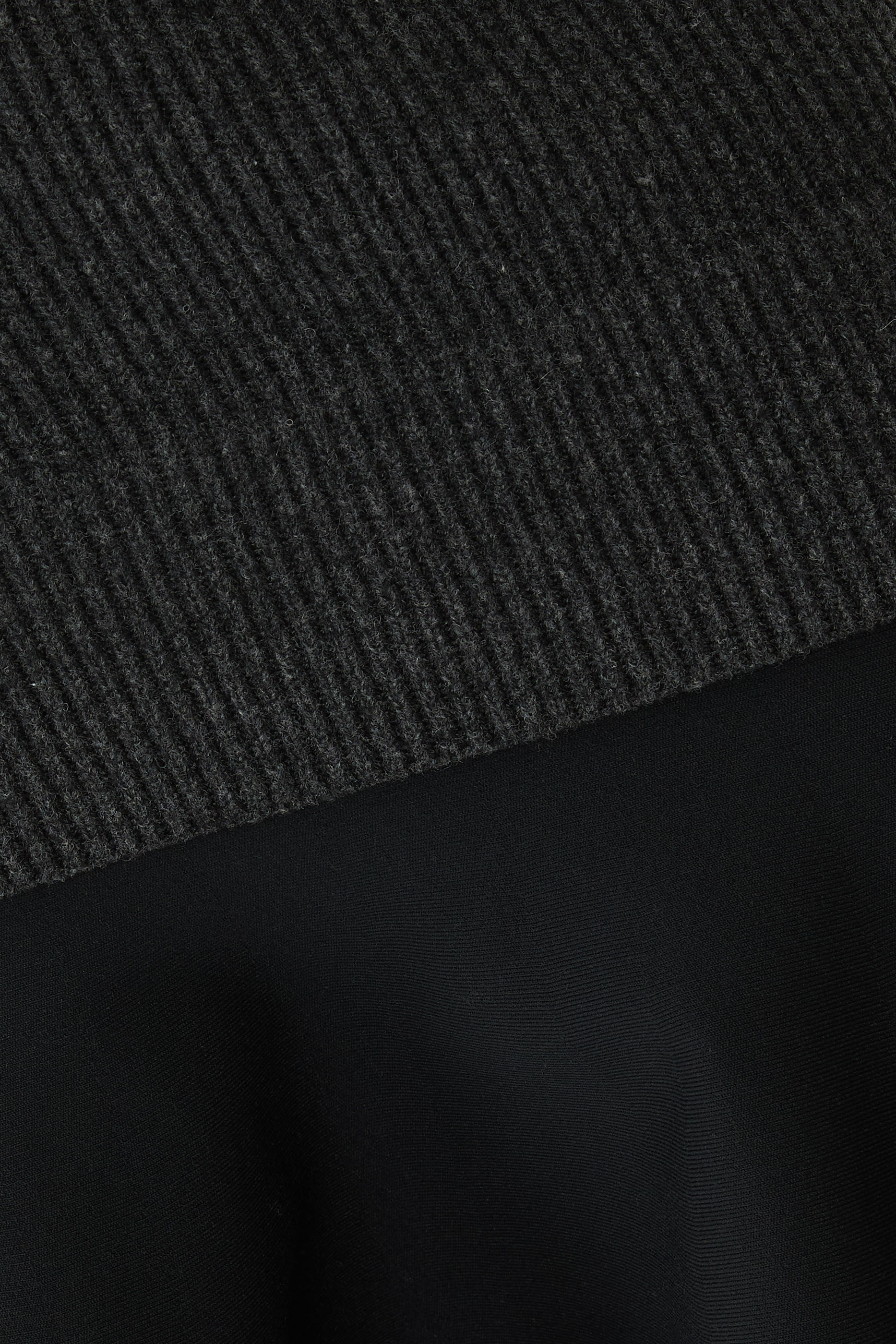 Ribbed Long-Sleeve Dress