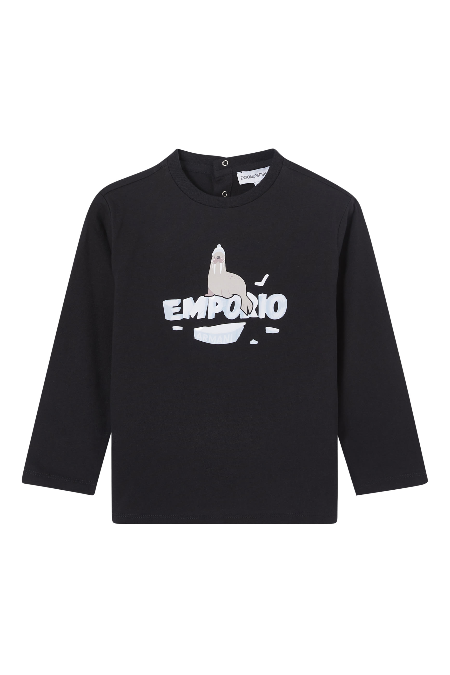 Kids Cotton T-Shirt with a Penguin Graphic