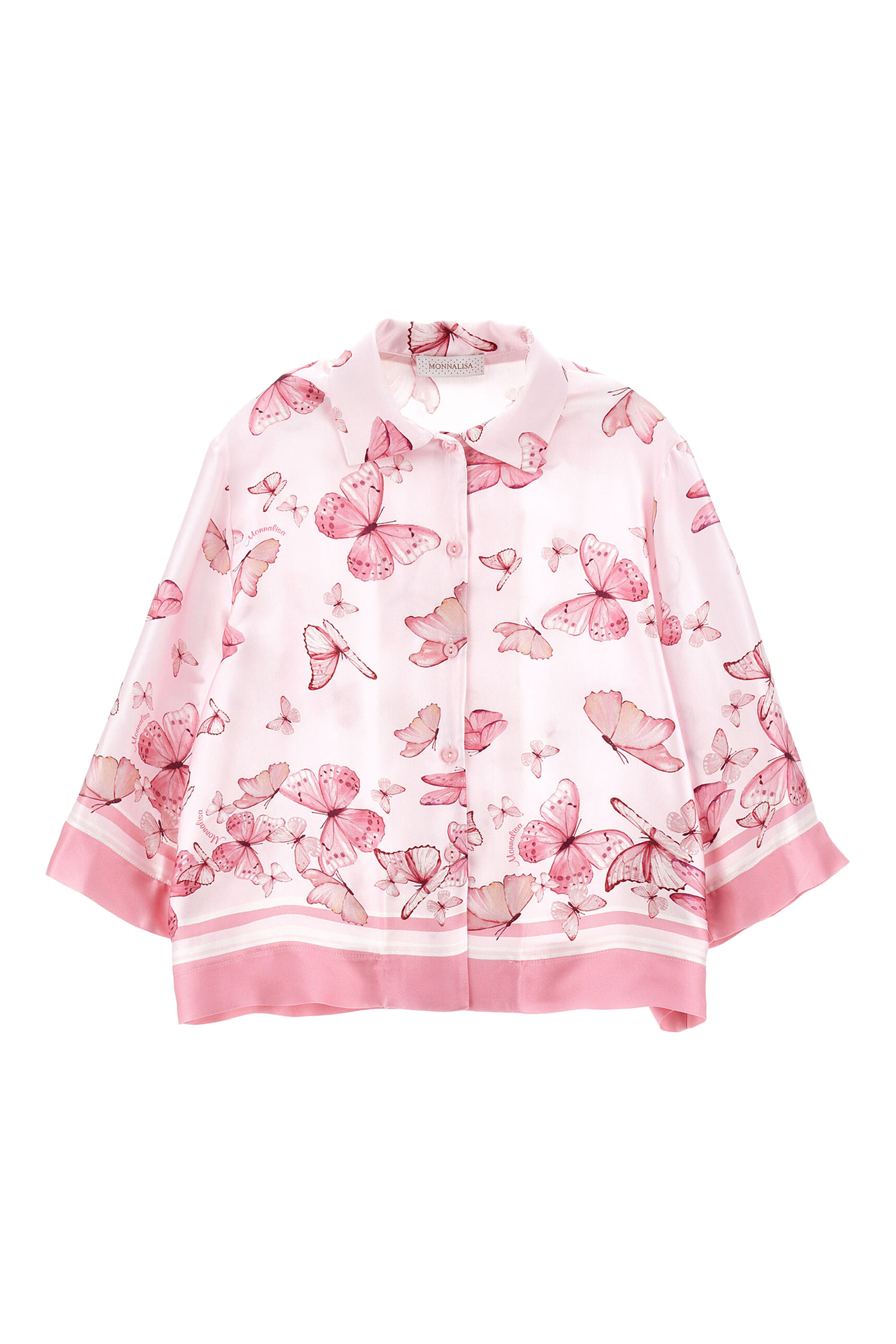 Kids Butterfly Print Shirt