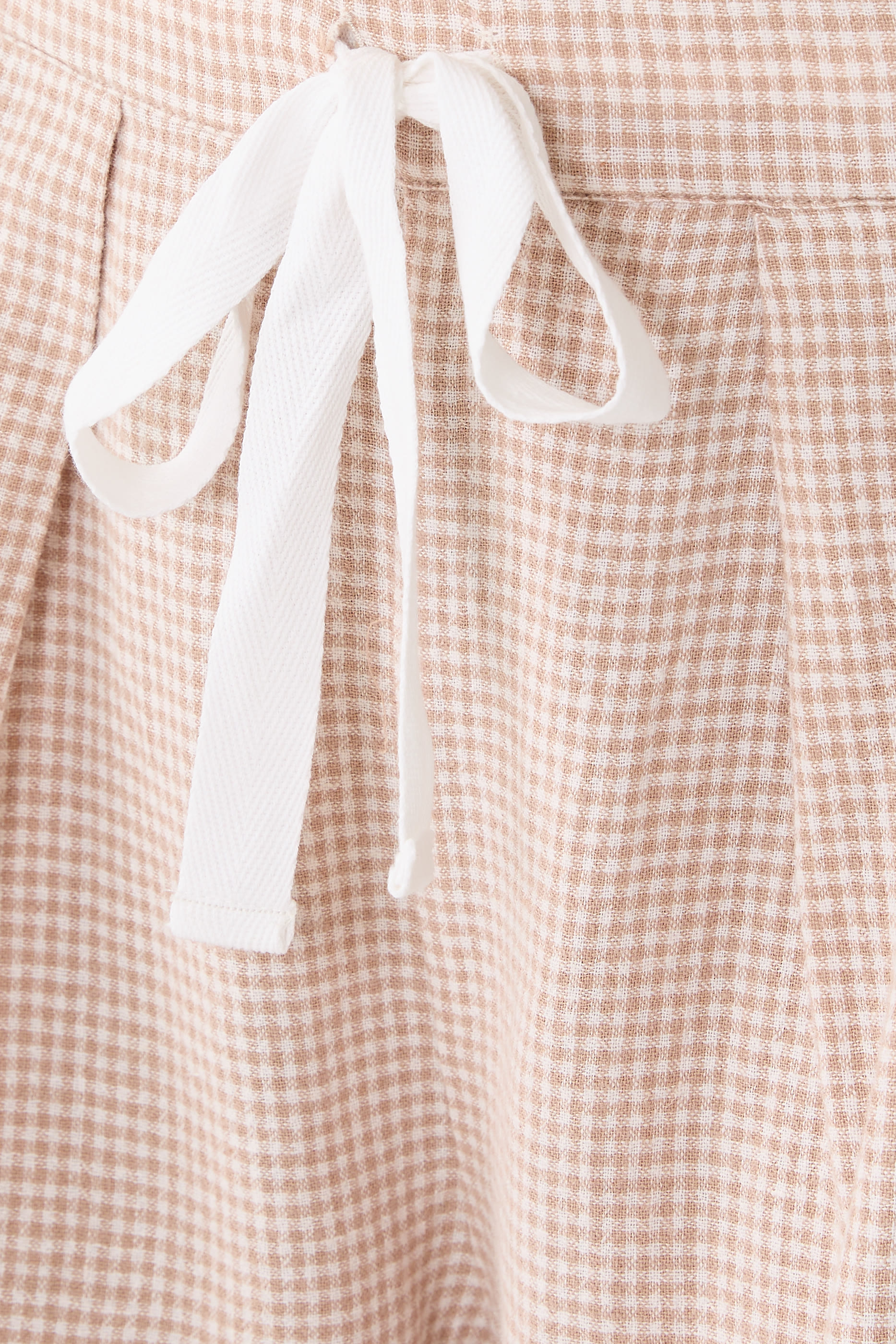 Linen Blend Relaxed Shorts 