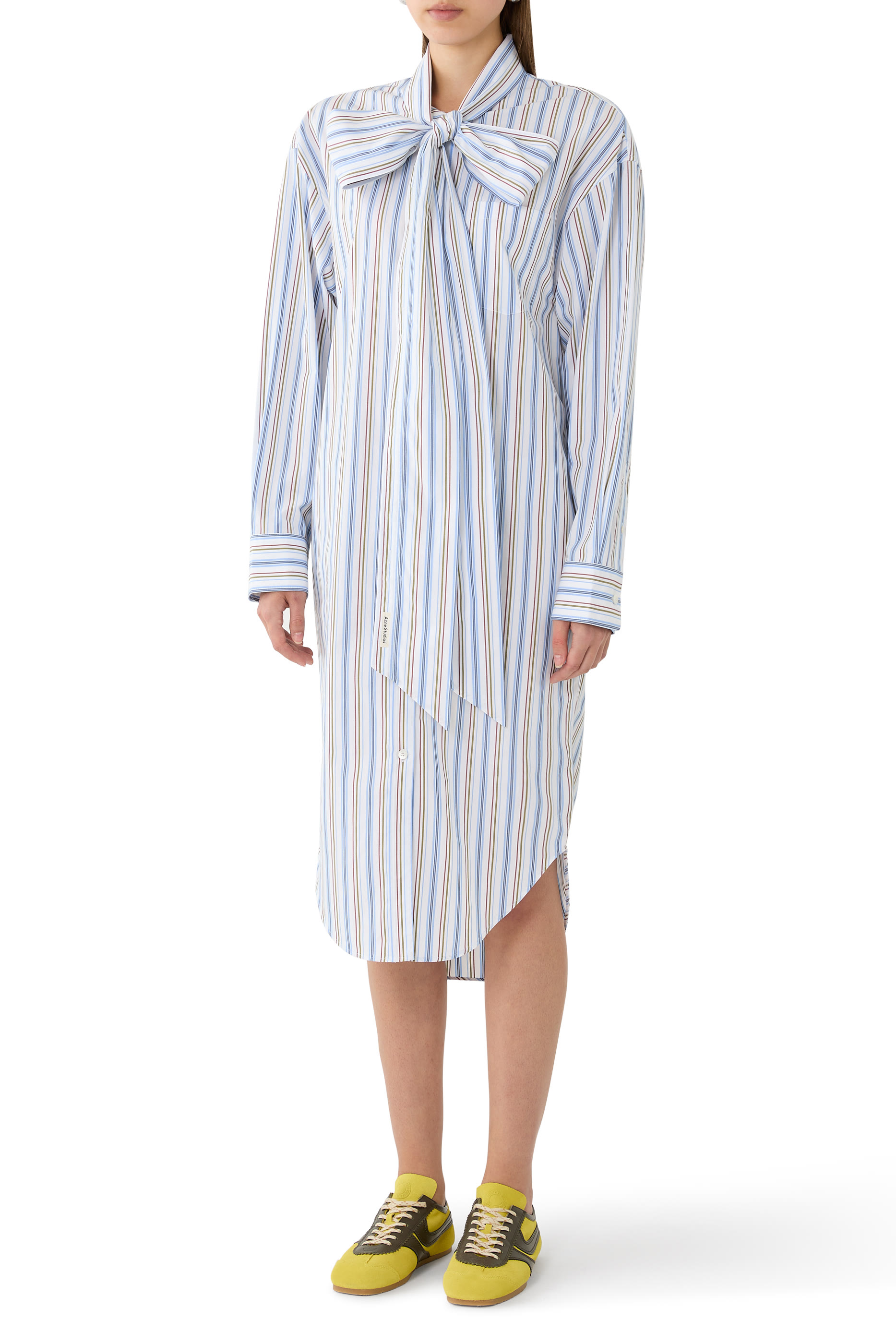 Striped Shirt Dress 